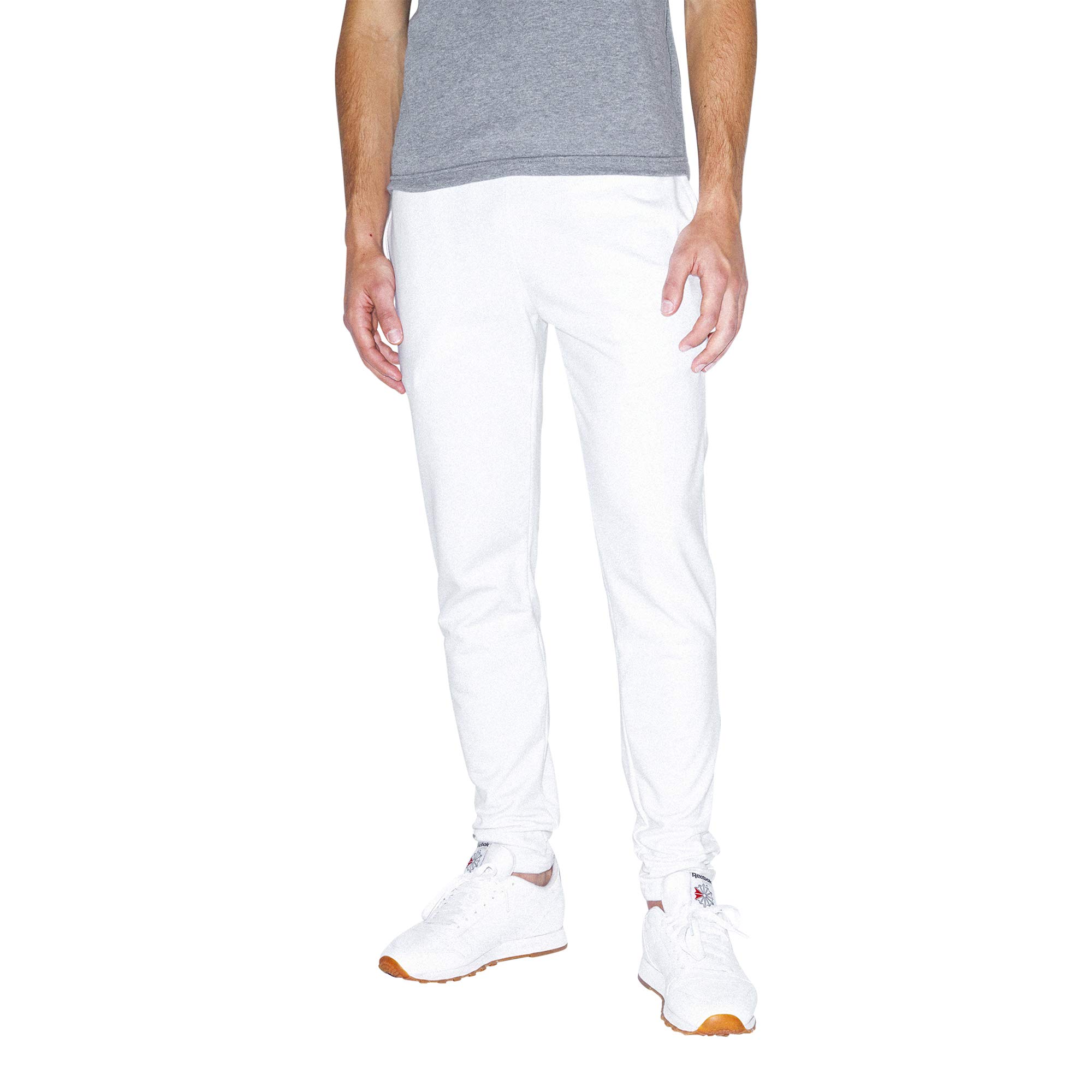 American Apparel Men's California Fleece Slim Fit Jogger Pants - Soft Comfortable Lounge & Workout Sweatpants for Running, Yoga, and Casual Wear