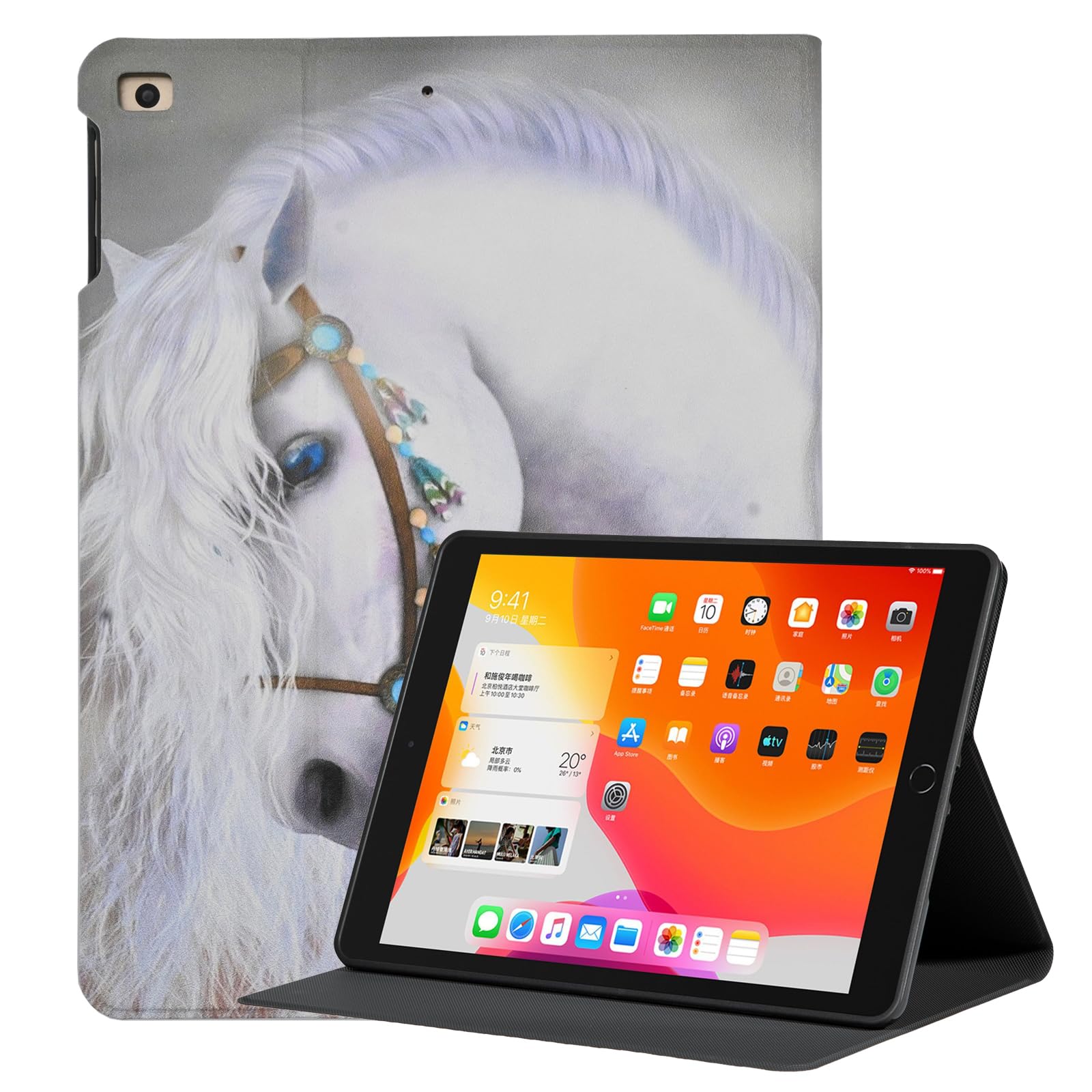 YHB Slim Protective Case for iPad 7th/8th/9th Gen (10.2
