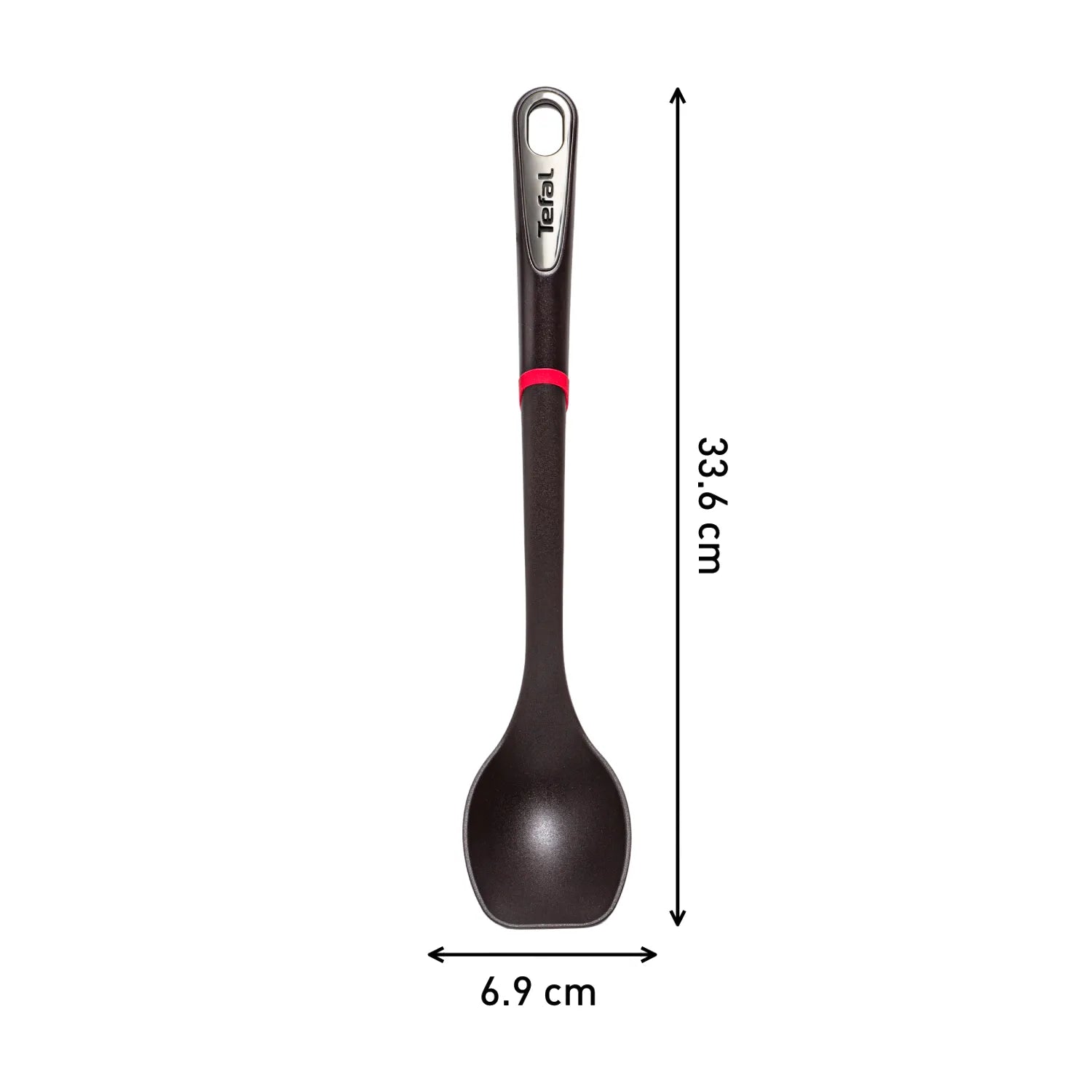 Tefal Ingenio Nylon Spoon K2060514 - Heat-Resistant Non-Stick Cooking Spoon for Sauteing, Stirring & Serving - Perfect for Non-Stick Pans, Pots & Cookware