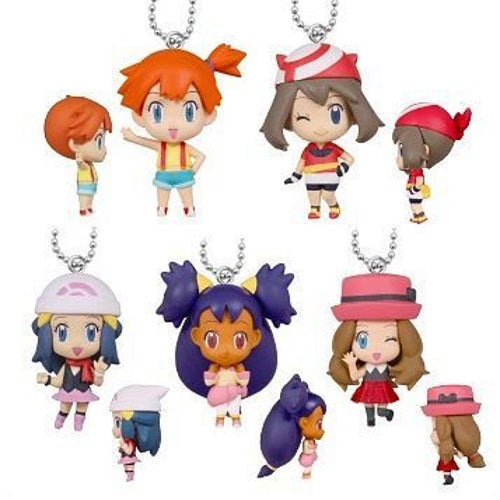Pokemon Mini Figure Keychain - Cute Deformed Mascot Charm (1 Inch) - Takara Tomy Official - Perfect for Backpacks, Gifts & Anime Collections