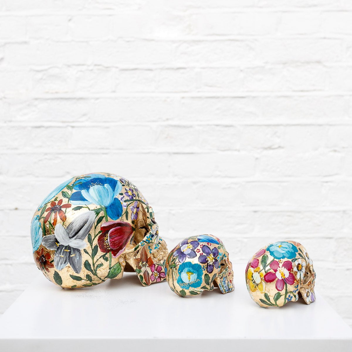 Original Handcrafted Sculpture Set of 3 - Unique Home Decor Art Pieces for Living Room, Office & Gift Giving