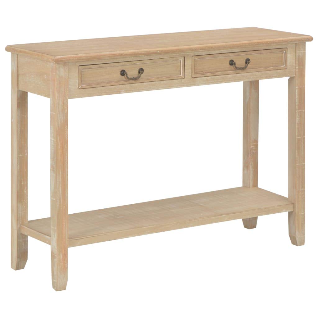 Modern Console Table with Drawer & Storage Shelves - Sofa Side Table, Entryway Hall Table for Living Room, Bedroom, Study - Easy Assembly Home Furniture for Display & Organization