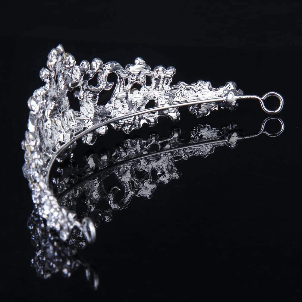 ONOTEC Elegant Crystal Silver Tiaras & Crowns for Women - Birthday, Prom Queen, Princess Costume, Wedding Bridal Headpiece | Perfect for Parties, Pageants, and Special Occasions