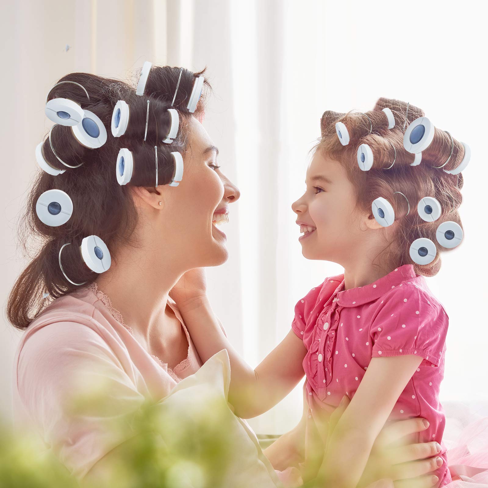 40-Piece Assorted Hot Roller Clips Set - Large, Medium & Small Sizes for Most Hair Rollers & Curlers | Perfect for Salon Styling & Home Hair Care