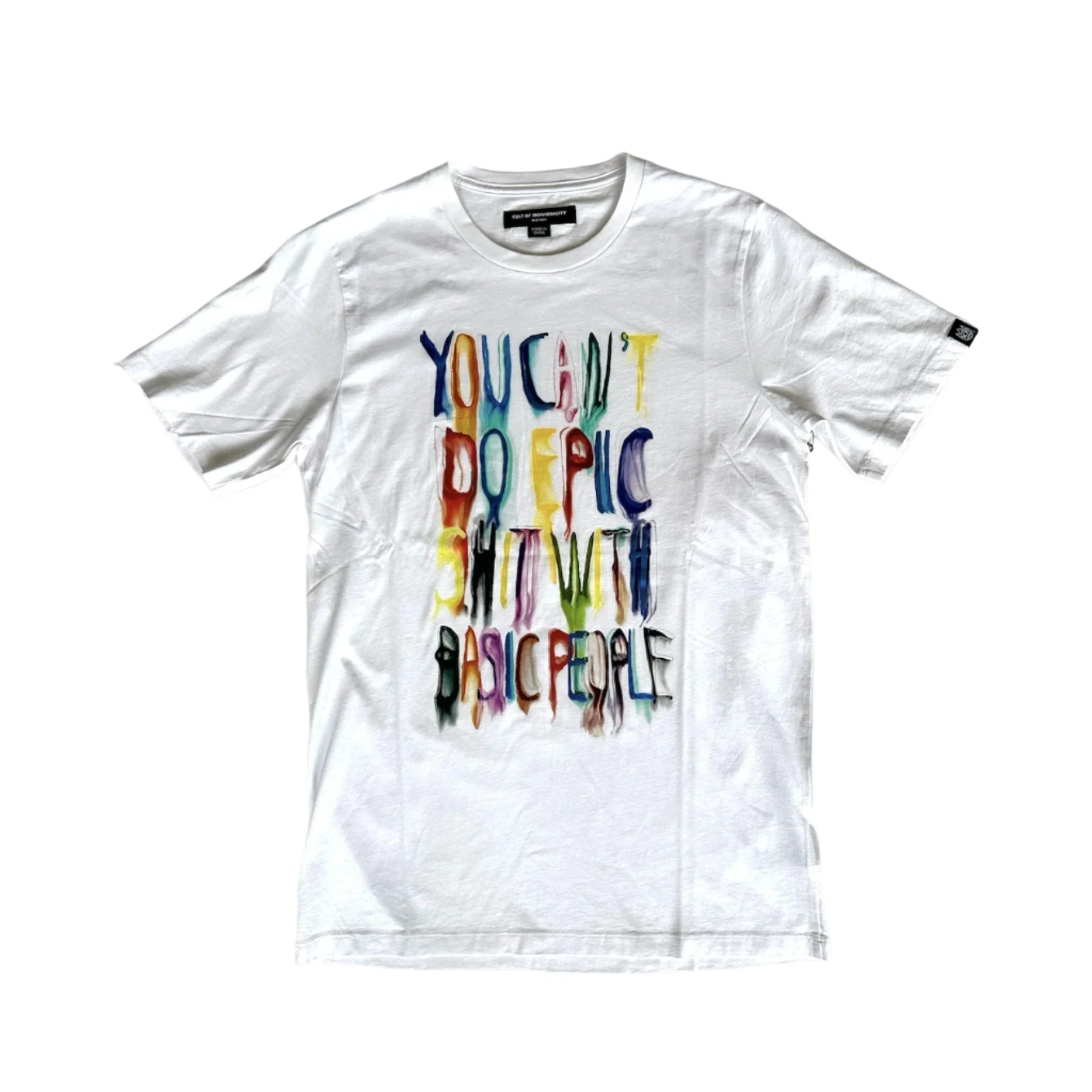 Can't Do Epic Shit Drip Graphic T-Shirt - White | Trendy Streetwear Tee for Casual Outfits & Urban Fashion