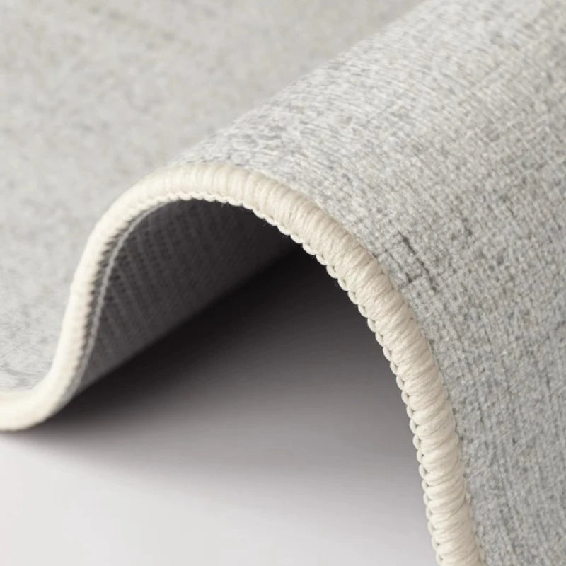 Luxury Plush Velvet Waterproof Minimalist Area Rug - Soft Non-Slip Living Room Carpet for Bedroom, Dorm & Home Decor