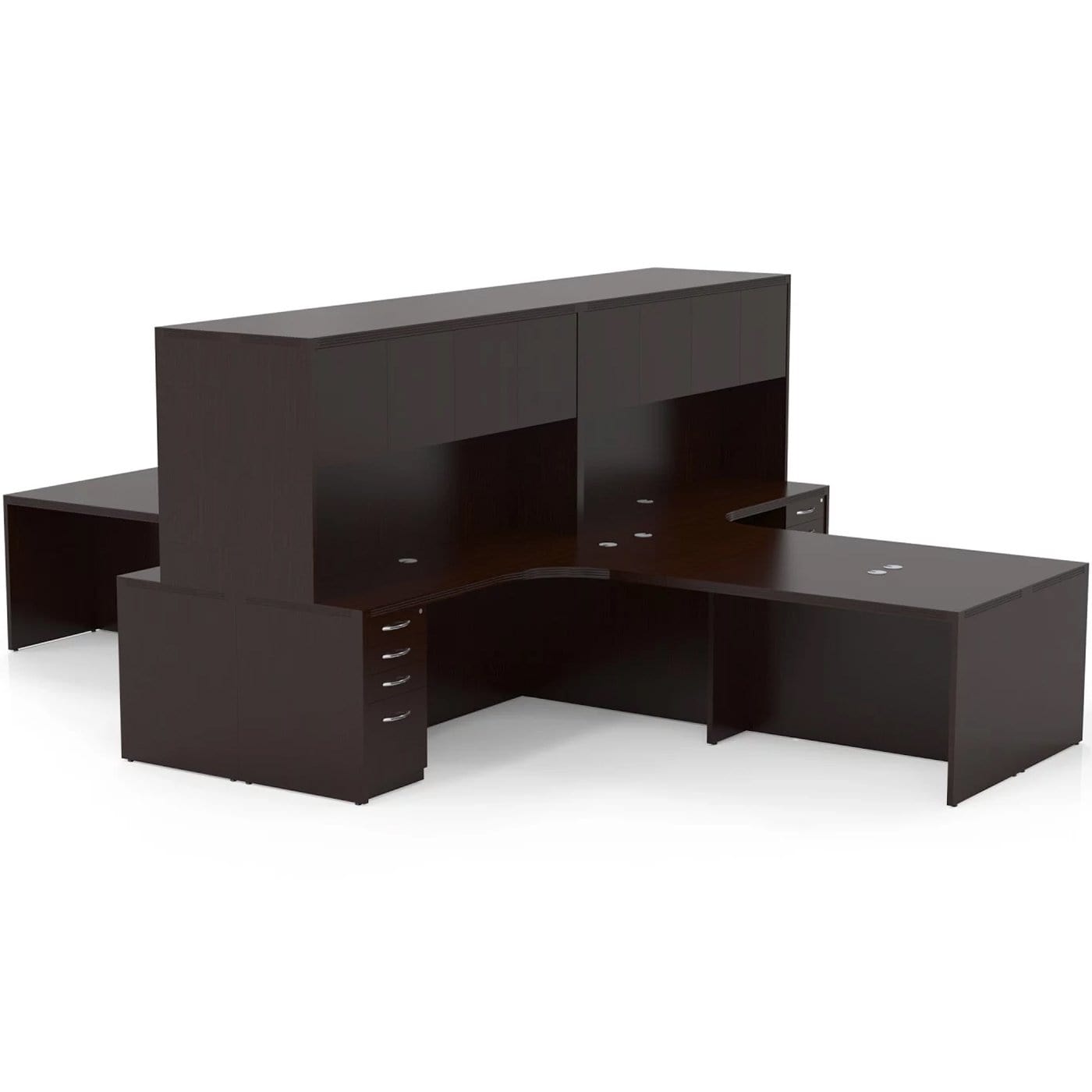 Safco Mayline Aberdeen Office Desk Set [AT27] - Modern Workstation for Home & Office - Perfect for Remote Work, Study & Productivity