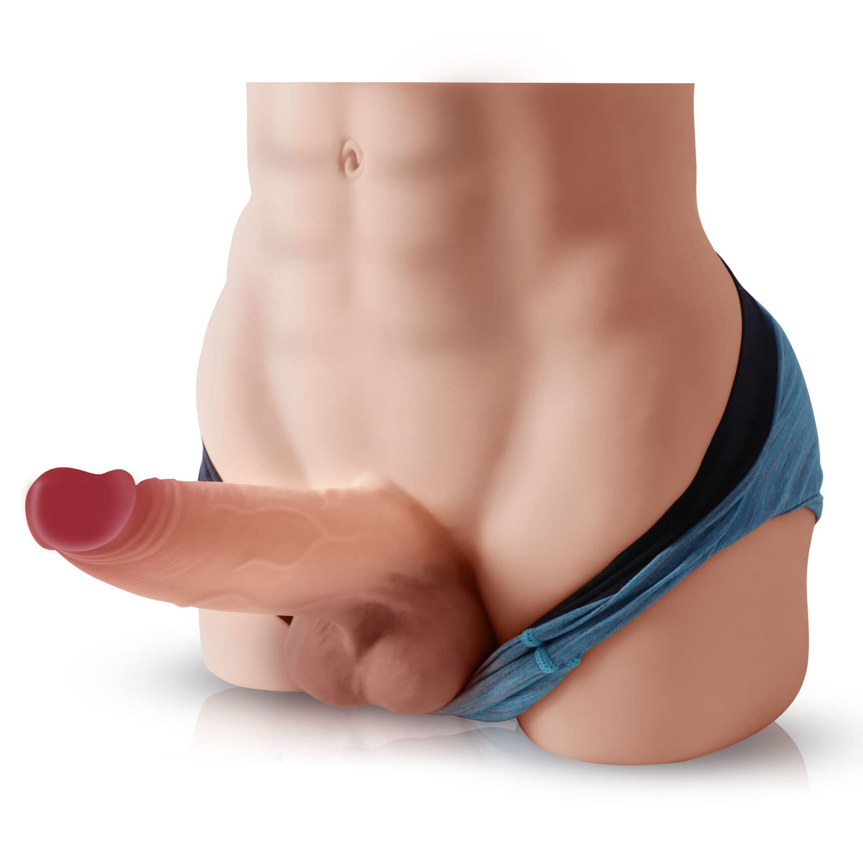 Realistic Life Size Sex Doll with Big Dildo - Full Body Male & Female Adult Toy for Couples, Gay Men & Women - 24.5LB Weight - Perfect for Solo Play, Partner Exploration & LGBTQ+ Intimacy Enhancement