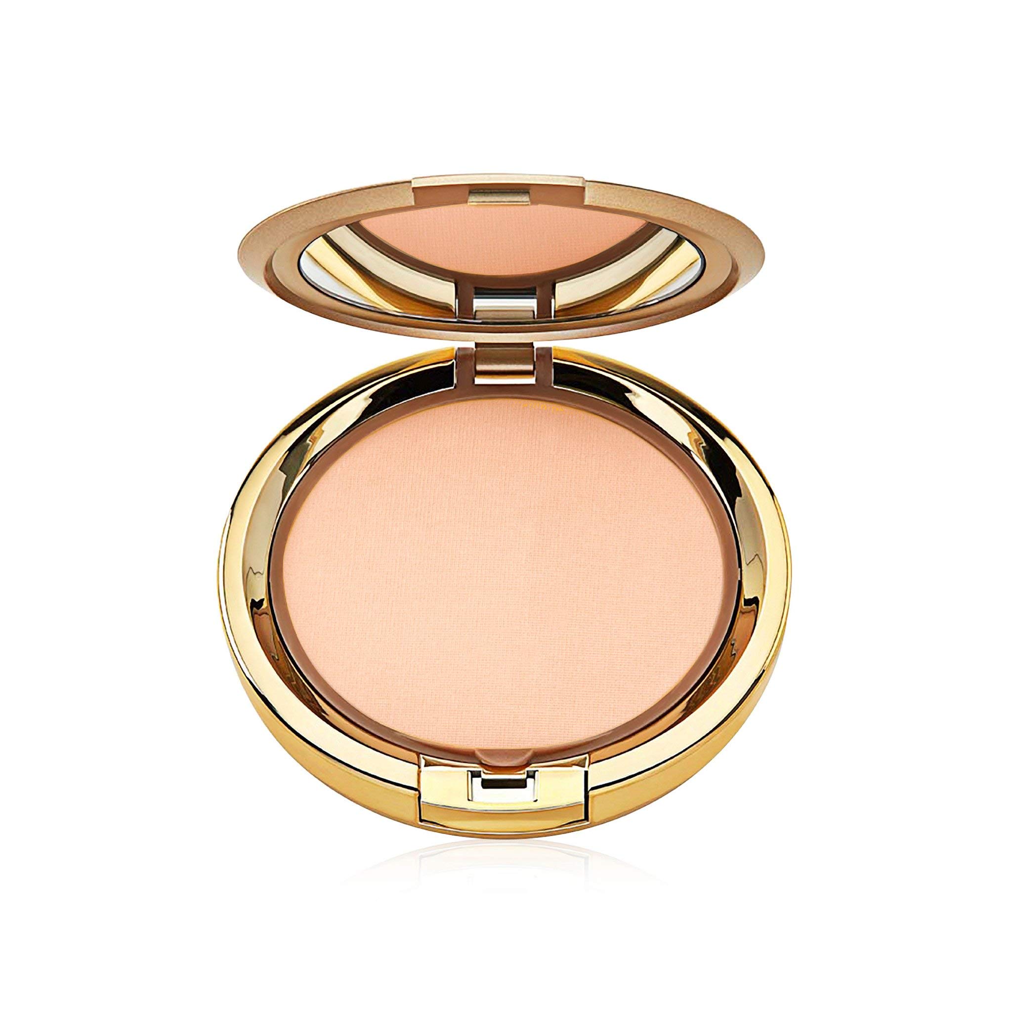 Milani Even Touch Powder Foundation - Creamy Beige | Oil-Free, Buildable Coverage | Matte Finish for All-Day Wear | Perfect for Everyday Makeup & Professional Looks