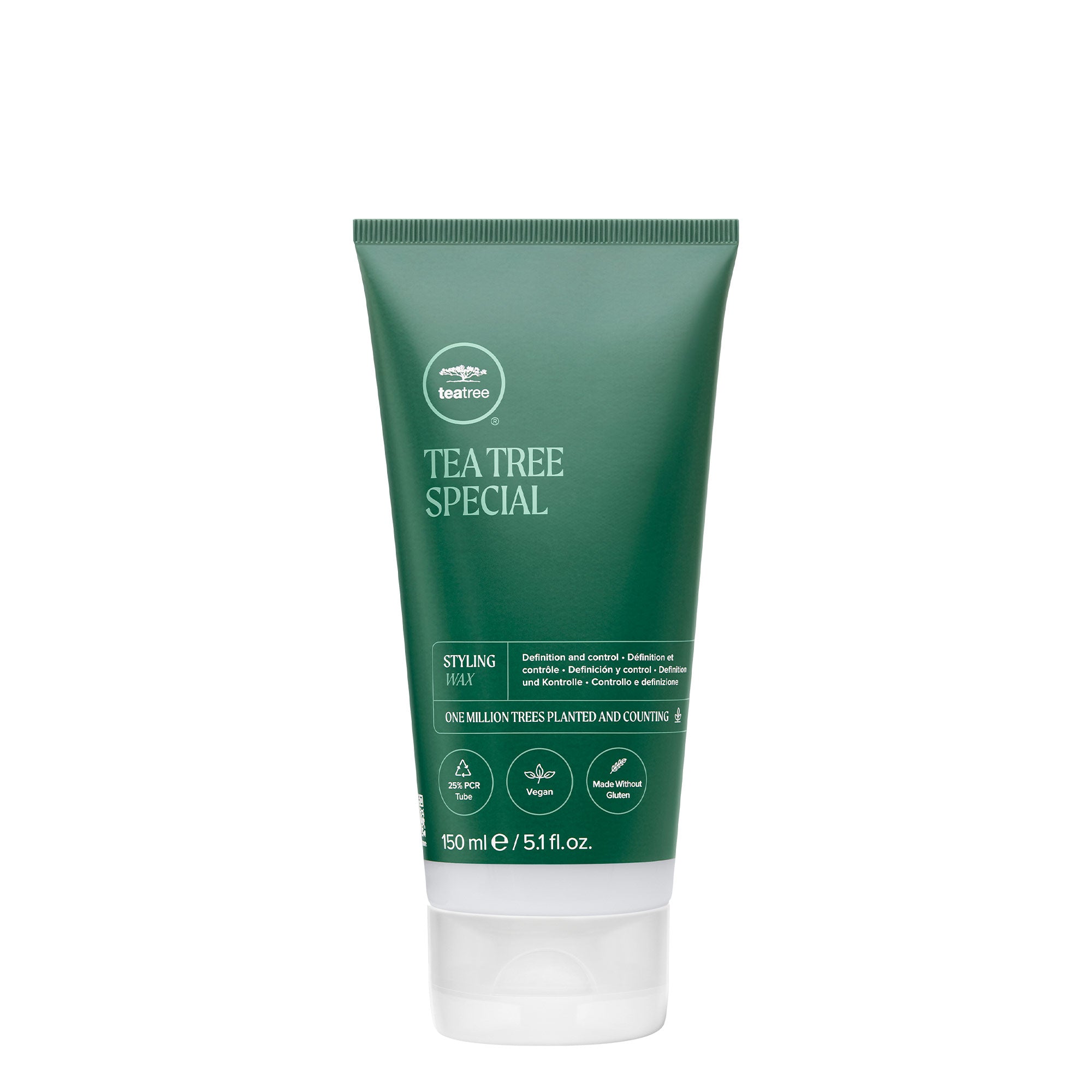 Tea Tree Styling Wax for Men - Natural Hold Hair Styling Product with Tea Tree Oil - Perfect for Textured, Spiky, and Messy Hairstyles