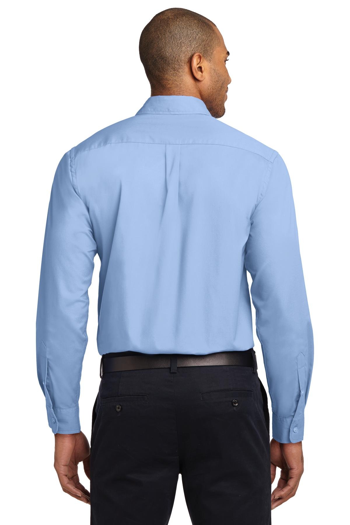 Port Authority Men's Tall Long Sleeve Easy Care Dress Shirt - Comfortable Business Casual Work Shirt for Office & Professional Wear