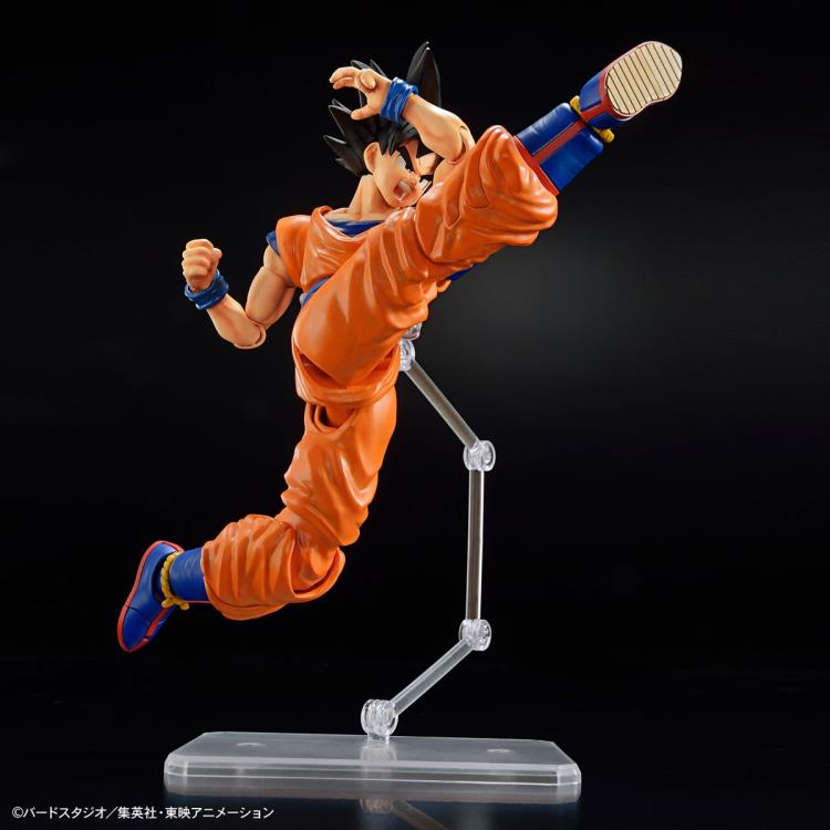 Figure Rise Standard Dragon Ball Z Son Goku New Spec Version Action Figure Model Kit - Perfect for Anime Collectors & DBZ Fans Display or DIY Building Fun