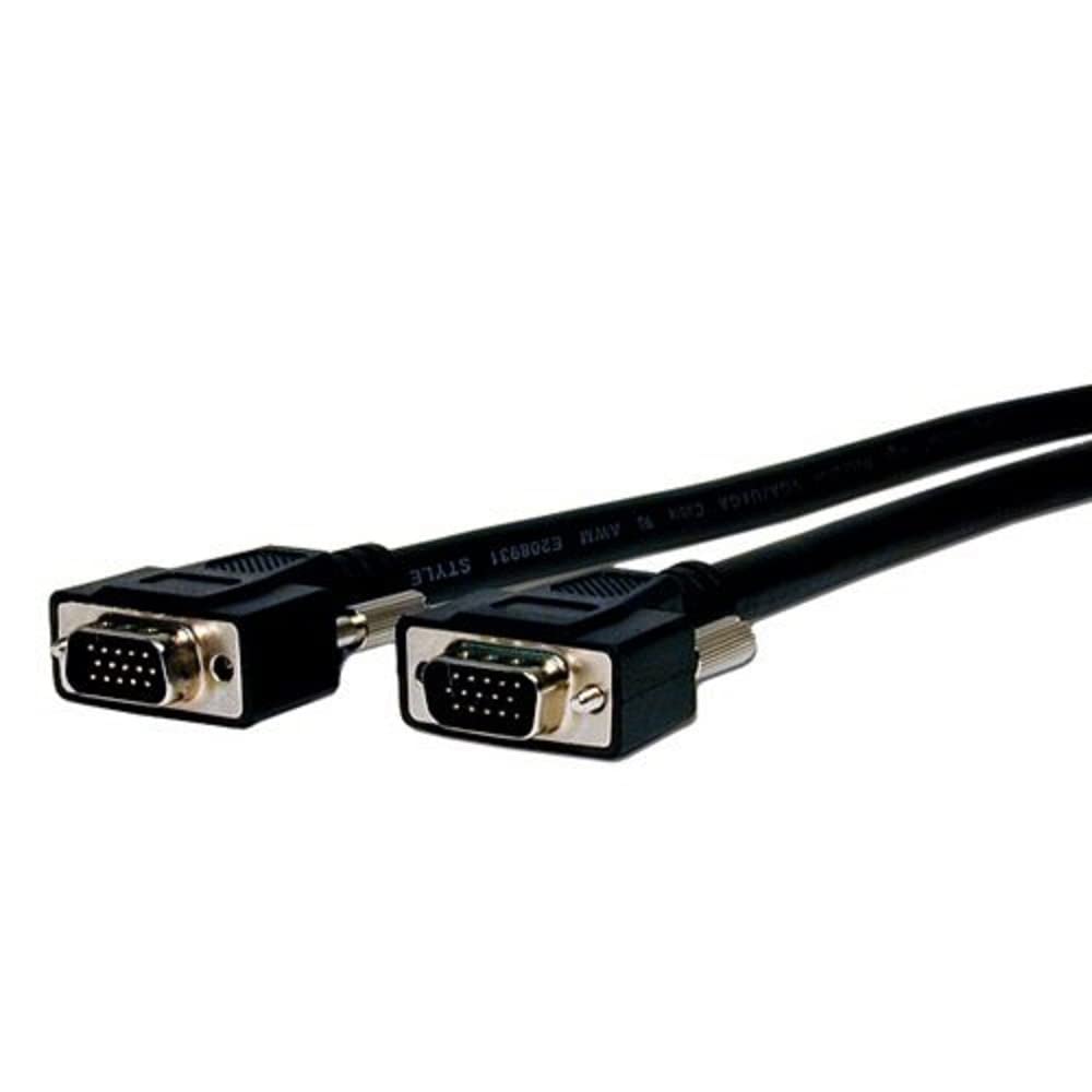 75-Feet Professional VGA to QXGA HD 15-Pin Male to Male Cable (VGA15P-P-75HR) - High-Speed Video Transmission for Home Theater, Office Presentations & Gaming Setup