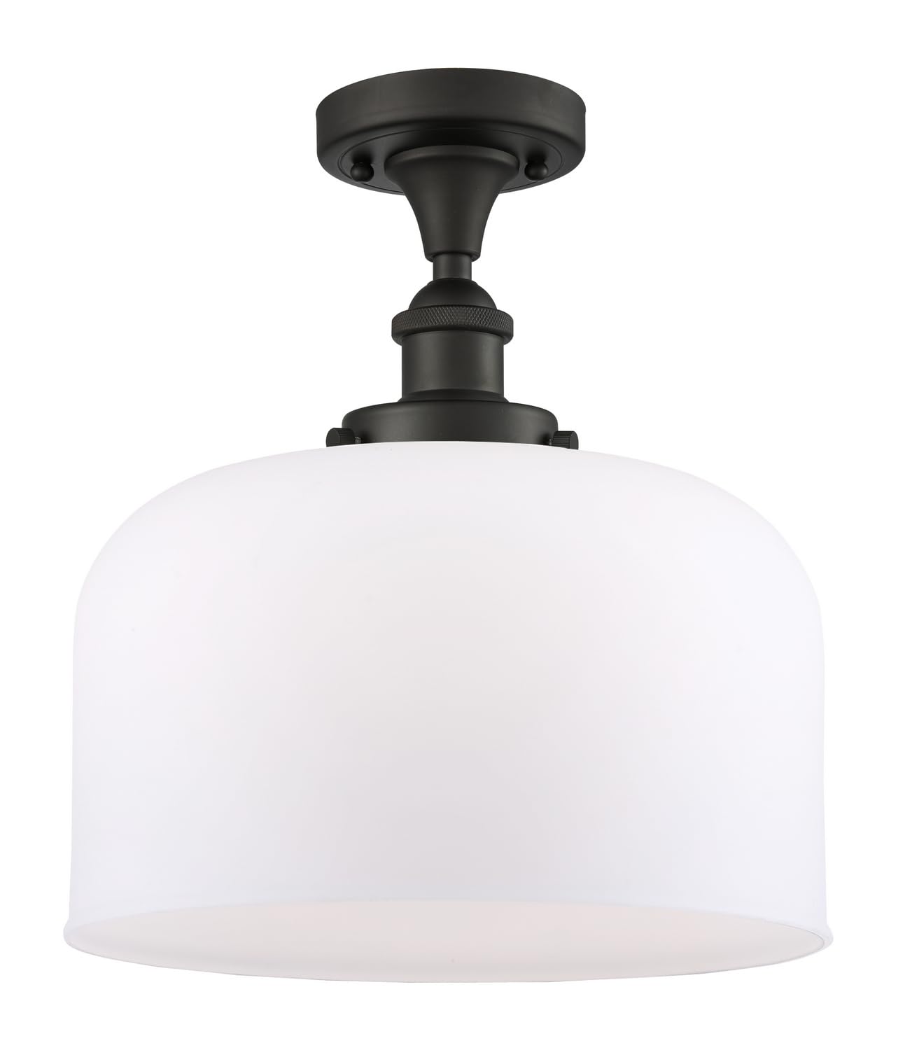 Ballston Collection 916-1C-OB-G71-L-LED Semi-Flush Mount LED Ceiling Light - Modern Lighting Fixture for Bedroom, Hallway & Kitchen