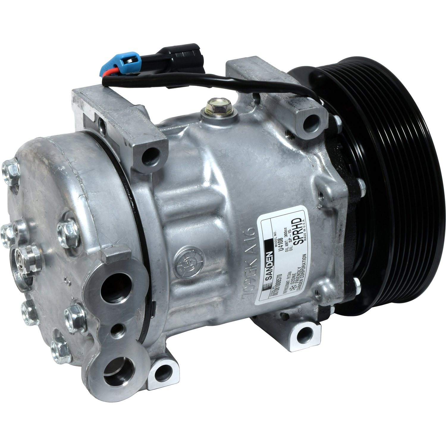 Universal Air Conditioner CO 4108 A/C Compressor - High Performance Auto AC Compressor for Cars, Trucks & SUVs - Perfect for AC System Repair & Replacement