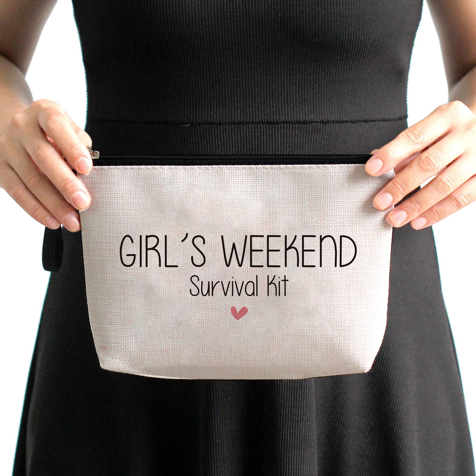 Hanamiya Na Weekender Bags for Women - Stylish Travel Duffel Bag with Cosmetic Pouch, Perfect for Weekend Getaways, Bachelorette Parties & Bridesmaid Gifts - Ideal for Sister, Bestie or Bride Birthday Presents - Great for Air Travel, Beach Trips & Girls' Night Out
