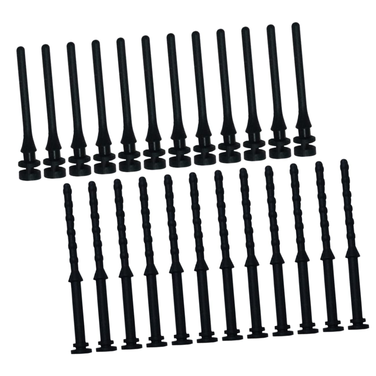 24 Pcs Fan Shock-Absorbing Rubber Screws for Computer Case & Cooler Fan Assembly - Anti-Vibration Silicone Mounts for Noctua & DIY PC Builds - Perfect for Quiet Gaming Rigs & Home Office Computers