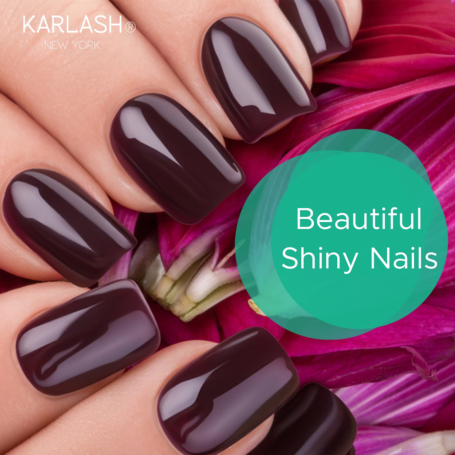Karlash Professional 3-Piece Gel Nail Polish Set - No Wipe Top Coat, Base Coat & Max Bond for Shine & Long-Lasting Wear | Soak Off UV Gel | Perfect for Salon & At-Home Manicures