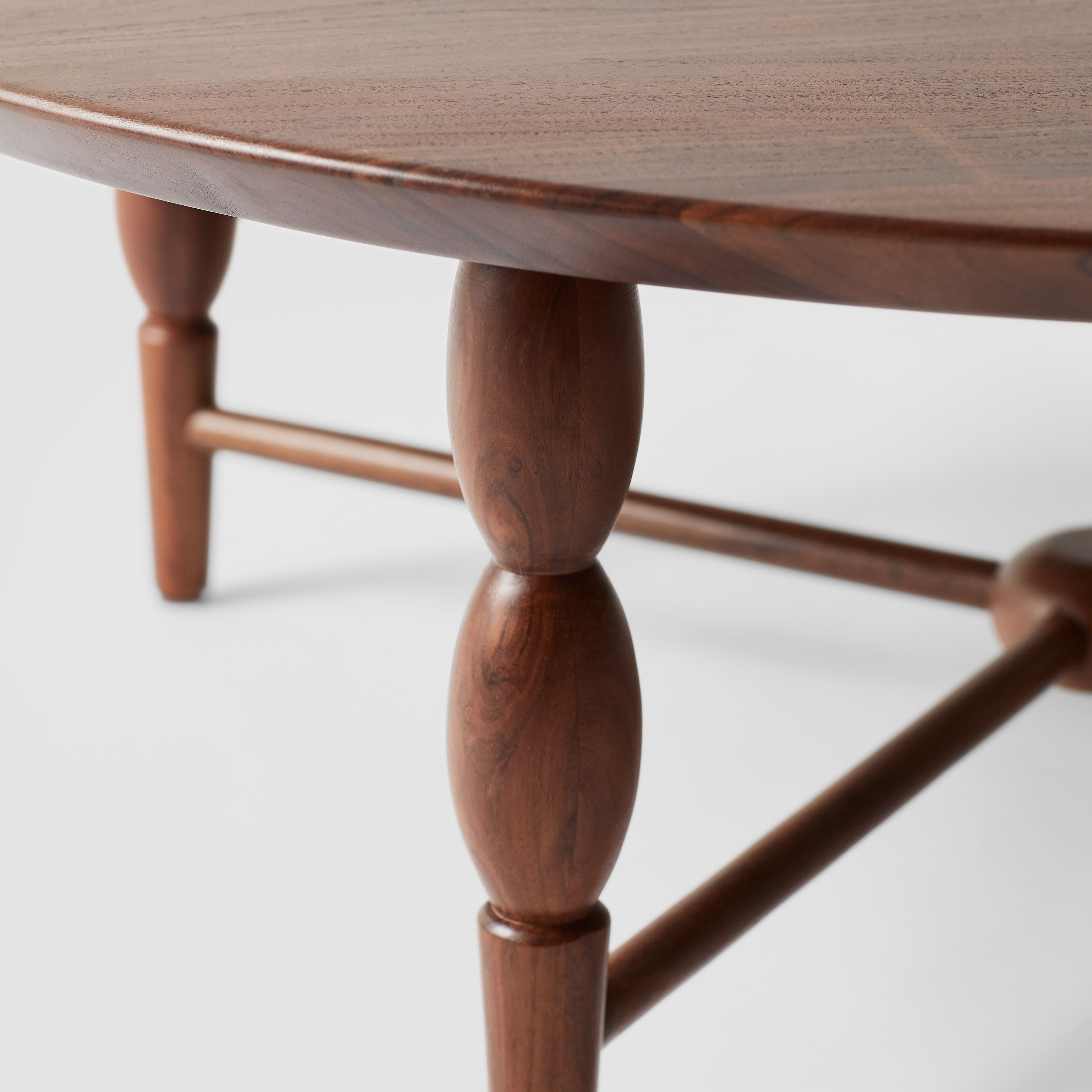 Modern Leela Wood Coffee Table - Solid Wood Living Room Furniture for Home Decor - Perfect for Living Room, Lounge, or Office Use