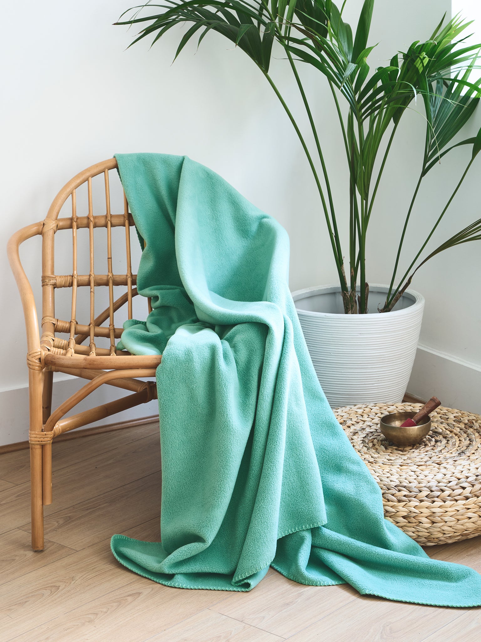 Yogamatters Cozy Fleece Yoga Blanket - Soft & Warm for Meditation, Relaxation & Home Comfort
