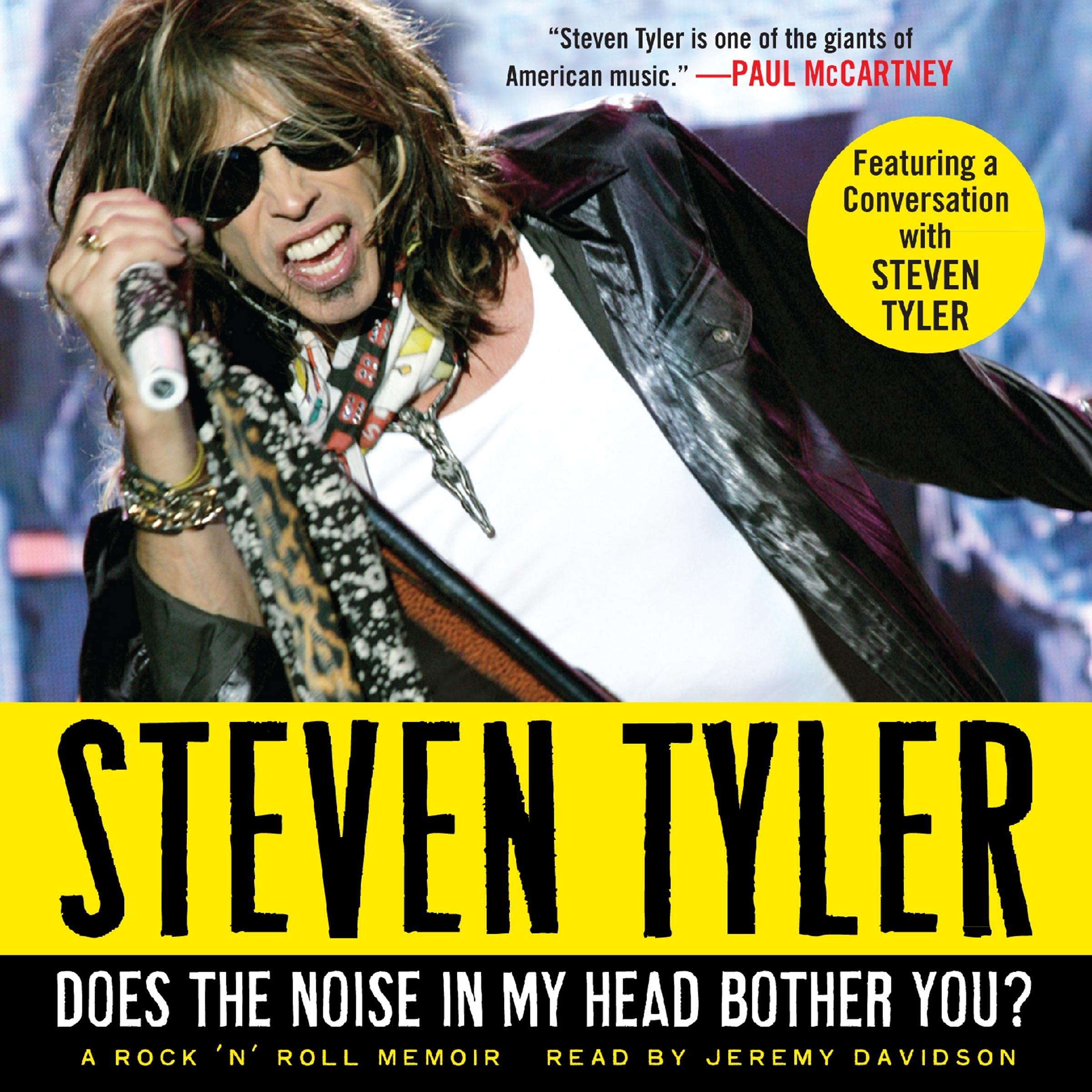 Does the Noise in My Head Bother You? CD - Rock 'n' Roll Memoir by Steven Tyler | Perfect for Music Lovers & Aerosmith Fans | Great for Road Trips & Rock Music Collections