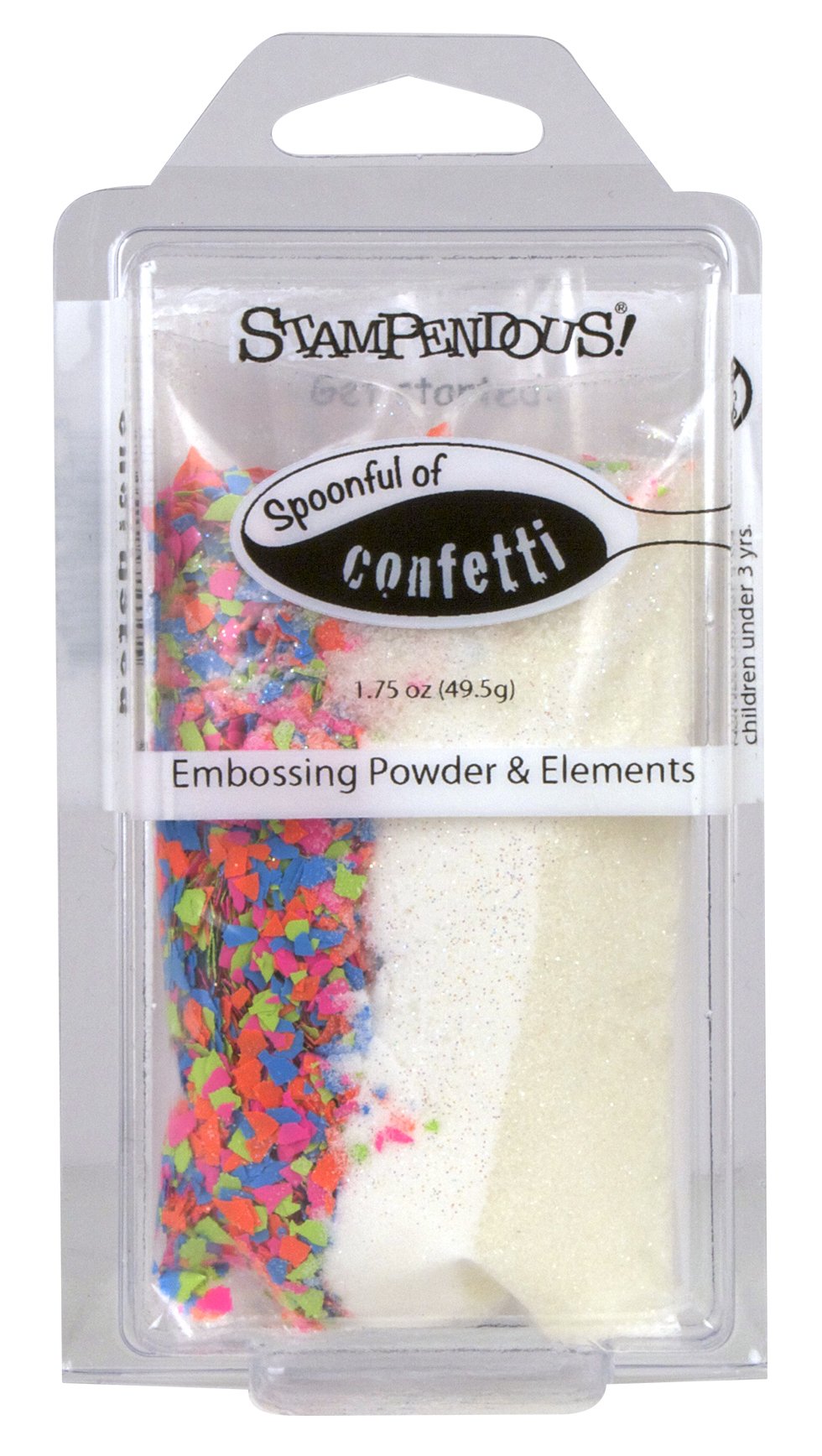 Stampendous Spoonful Confetti Embossing Powder Plus Kit - DIY Scrapbooking & Card Making Supplies for Creative Paper Crafts