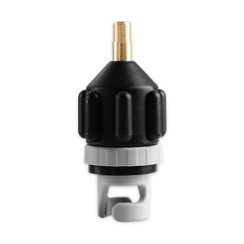 Inflatable Boat SUP Pump Adapter - Standard Schrader Valve Air Pump Attachment for Kayak, SUP, Pool Floats - Durable Spoke Plate Adapter for Easy Inflation