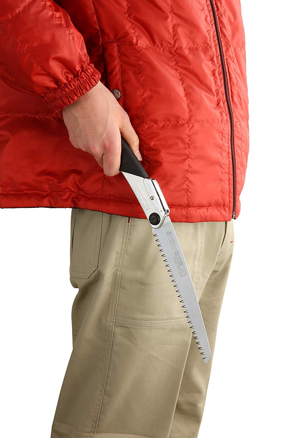 Silky Super Accel 119-21 Professional Folding Landscaping Hand Saw with Large Teeth - 210mm Blade (4-Pack) - Ideal for Tree Pruning, Gardening & Outdoor Wood Cutting