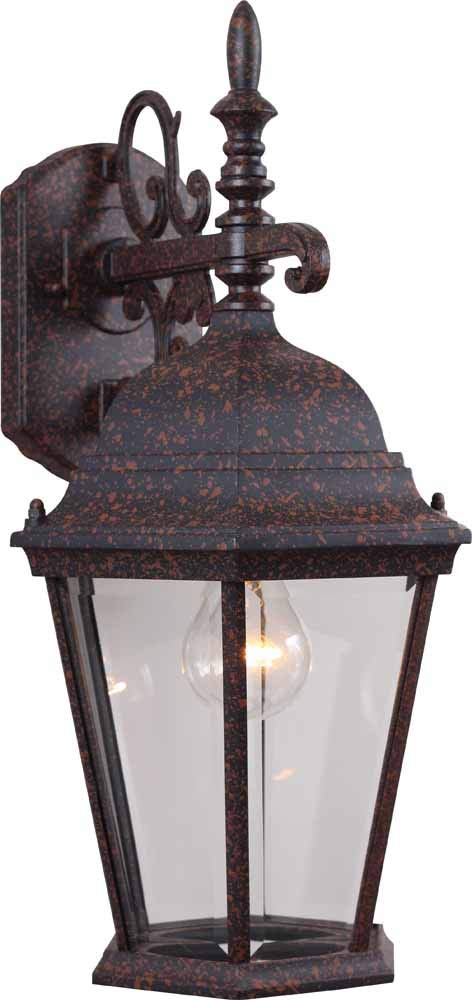 Volume Lighting V8230-30 1-Light Outdoor Wall Sconce in Rust Finish - Weatherproof Exterior Light Fixture for Porch, Patio, Garden & Entryway Lighting