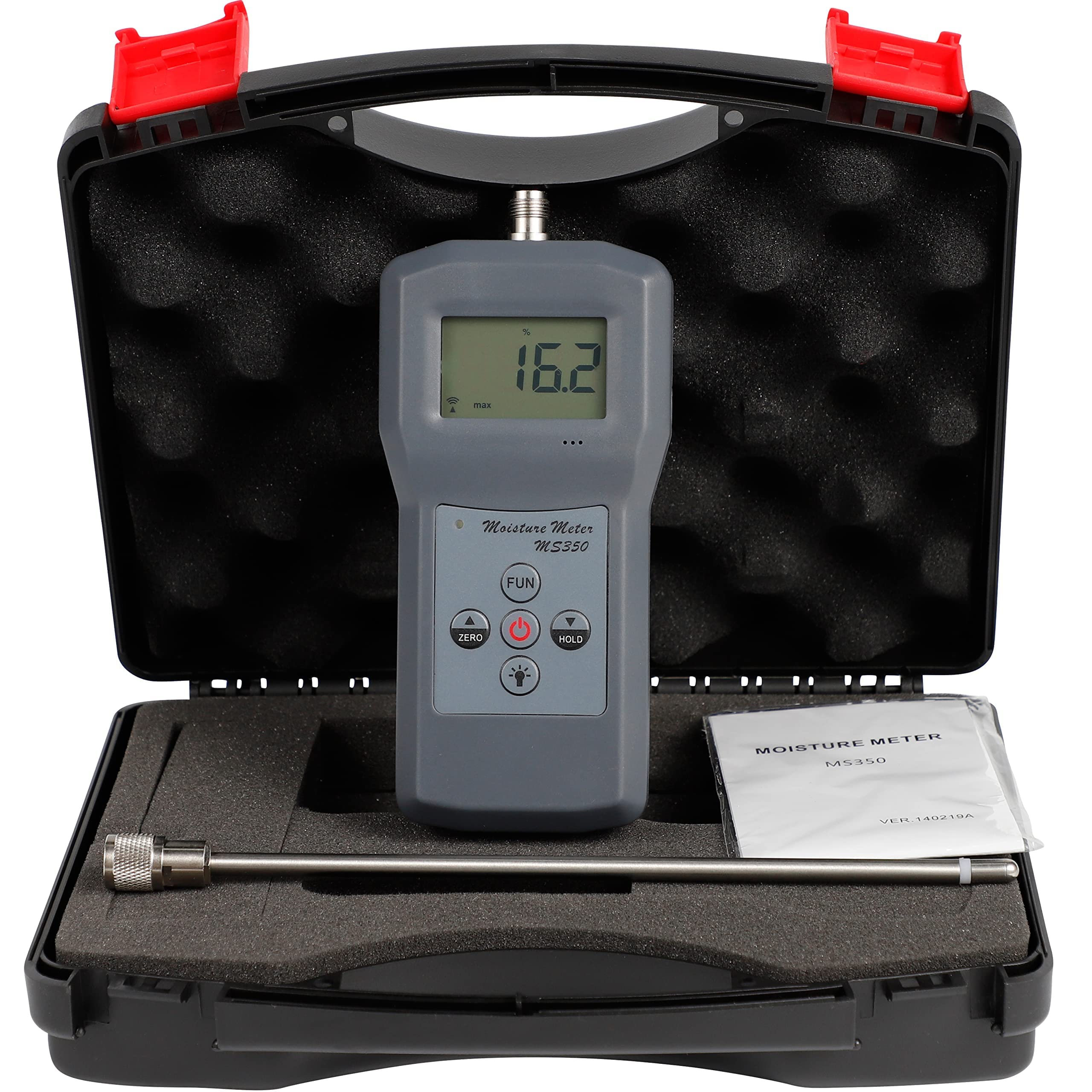 High Frequency Moisture Meter for Coal, Soil, Chemical Powder & Sawdust | 0-80% Measurement Range | Ideal for Agriculture, Construction & Industrial Testing