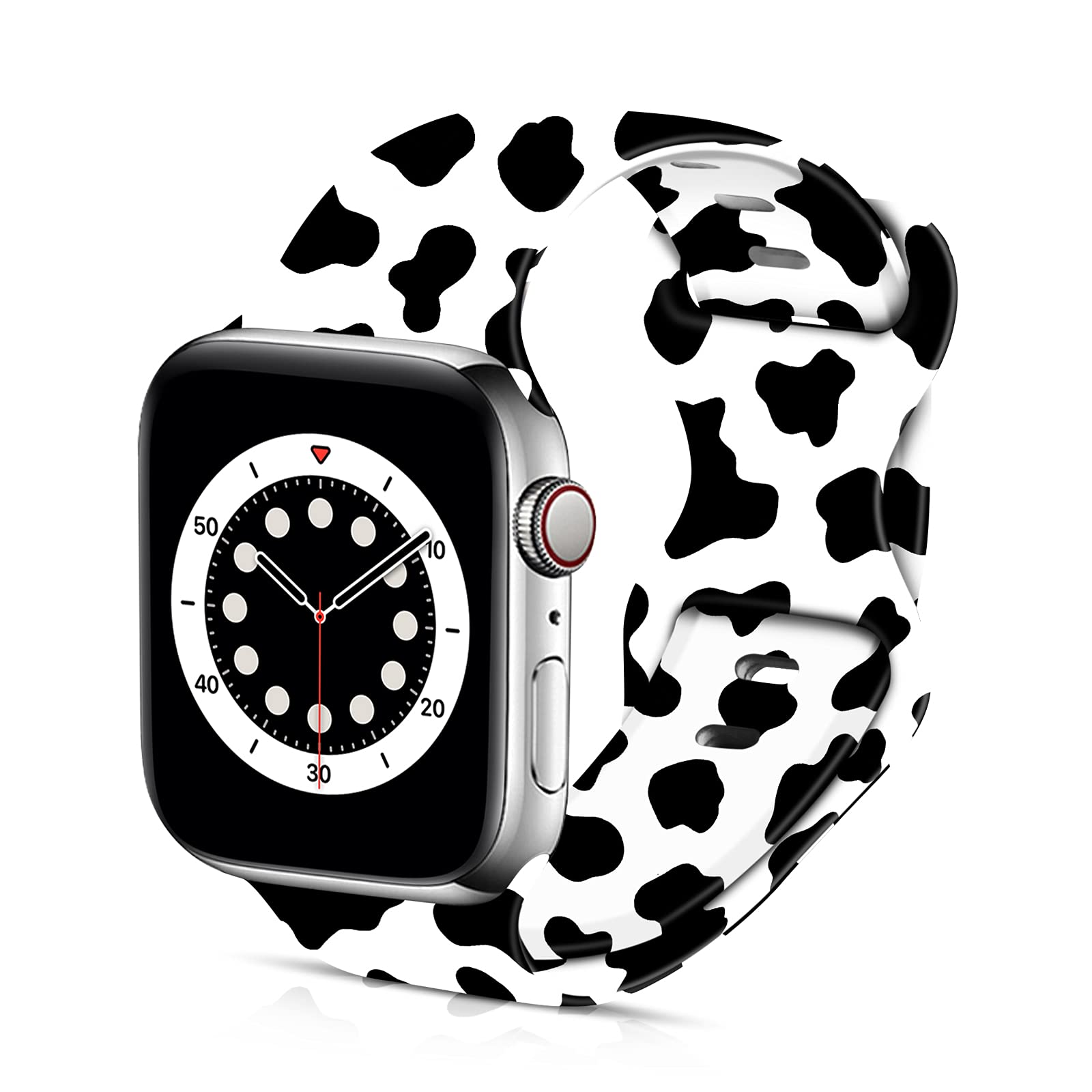 Soft Silicone Apple Watch Bands for 38mm/40mm/42mm/44mm - Sport Replacement Strap Compatible with iWatch Series 6/5/4/3/2/1/SE - Breathable & Comfortable for Men & Women - Perfect for Workouts, Running & Daily Wear