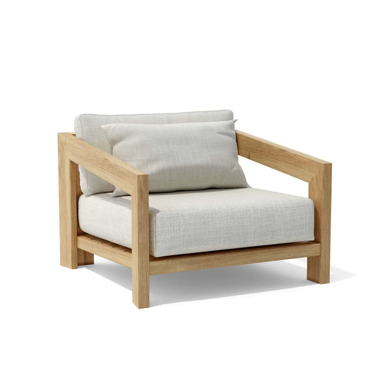 Anderson Teak Smyrna 5-Piece Deep Seating Patio Set with Cushions - Outdoor Furniture for Garden, Poolside & Backyard Relaxation (SET 851)