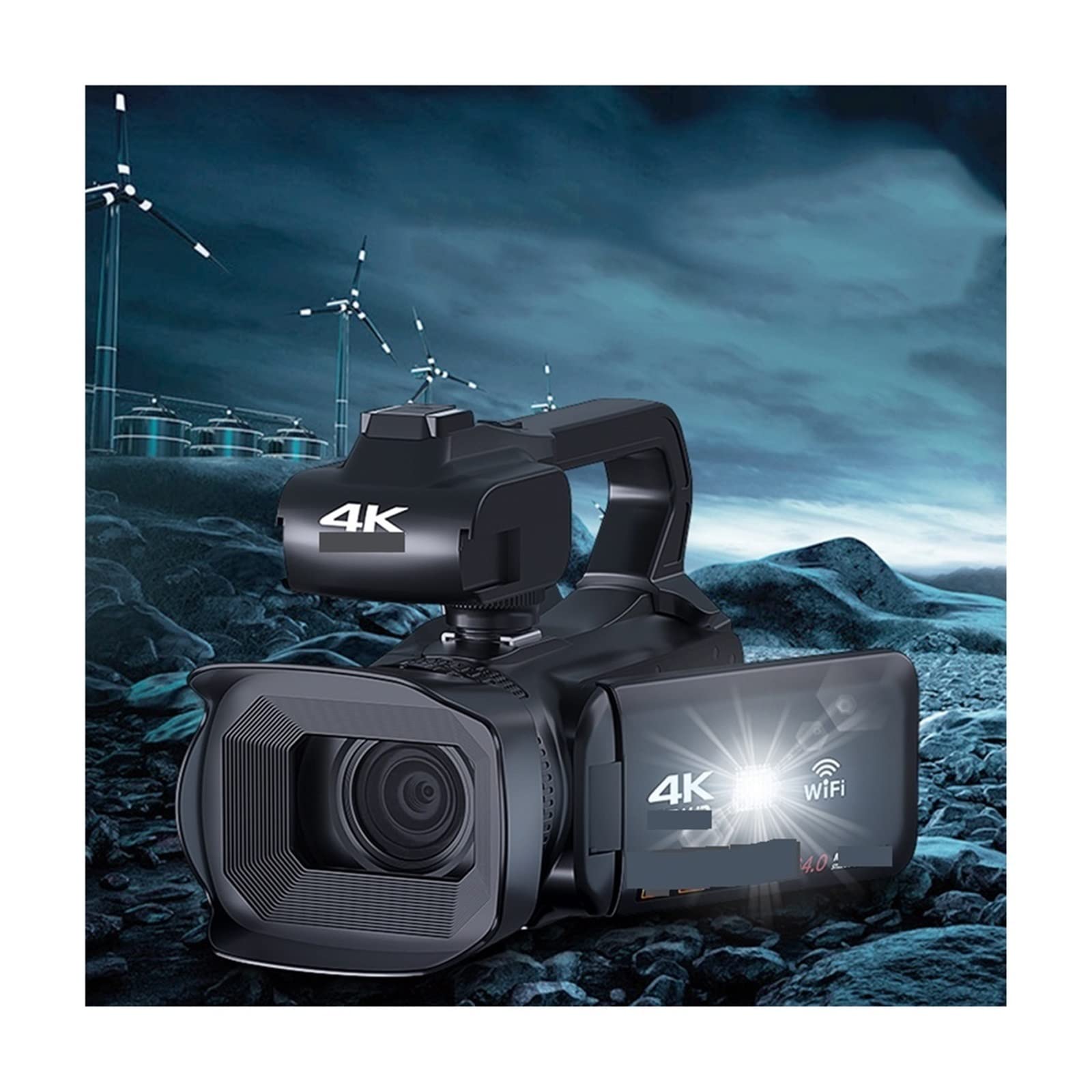 BODORME 64MP 4K Camcorder - Auto Focus Webcam for Vlogging & Streaming
