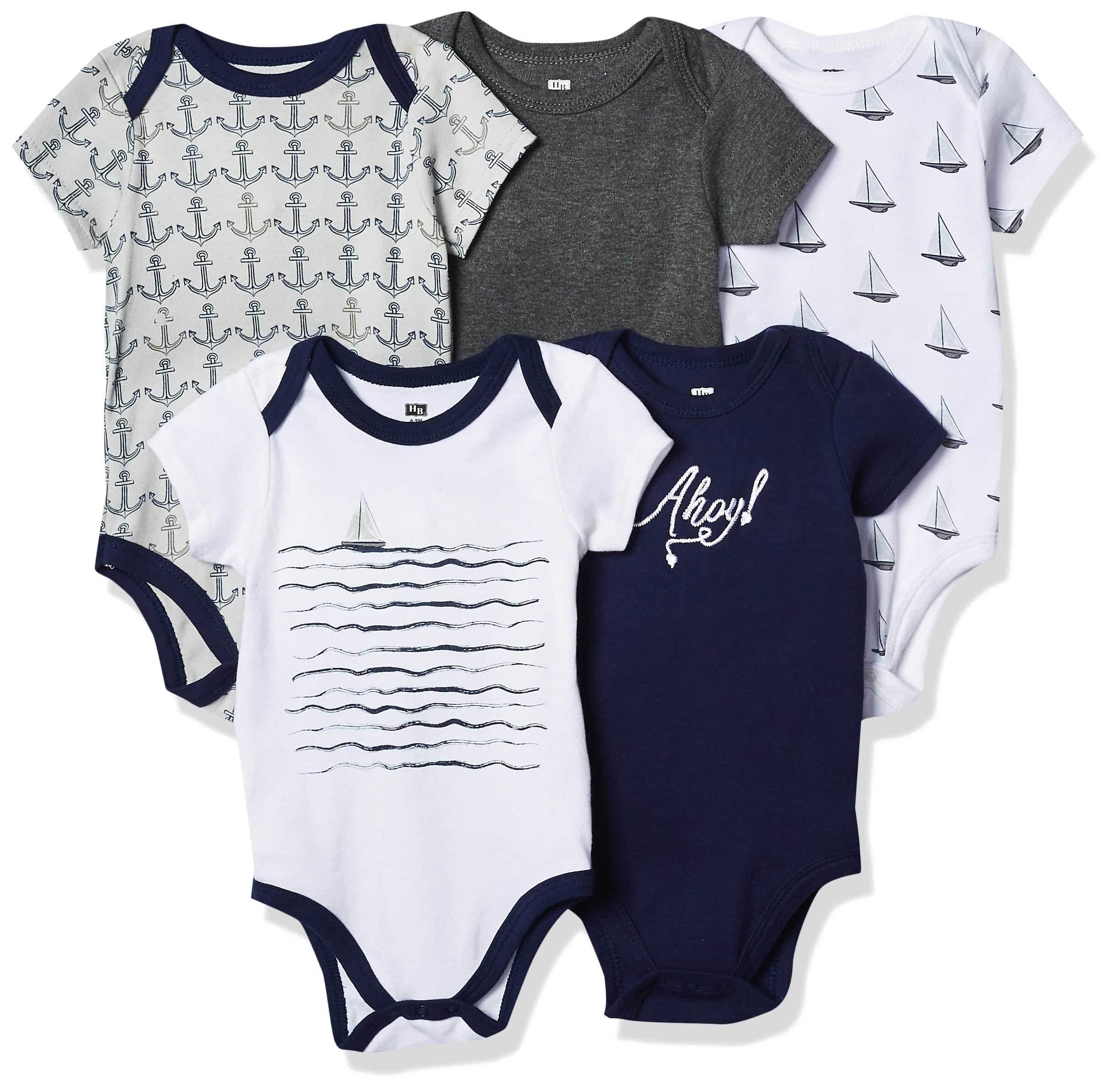 Hudson Baby Cotton Bodysuits for Boys & Girls - Soft & Comfortable for Daily Wear