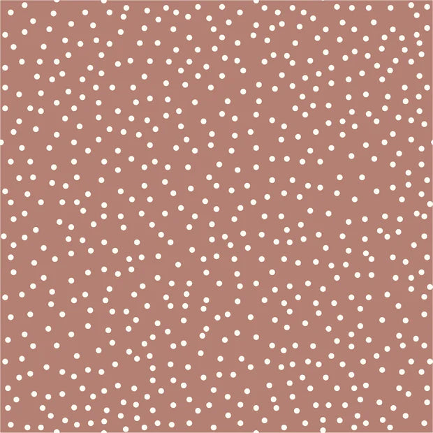 Stylish Cotton Poplin Dots Brique Fabric - Perfect for Dresses, Shirts & Home Decor | Breathable & Comfortable Material