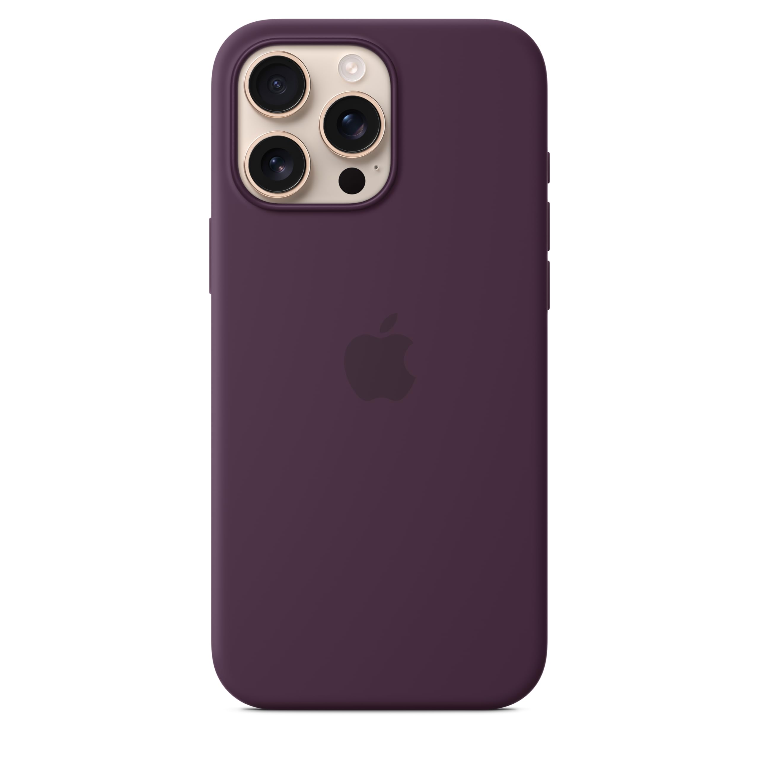 Apple iPhone 16 Pro Max Silicone Case with MagSafe - Plum Purple Protective Cover | Slim Fit, Shockproof, Wireless Charging Compatible | Perfect for Daily Use, Travel & Outdoor Activities