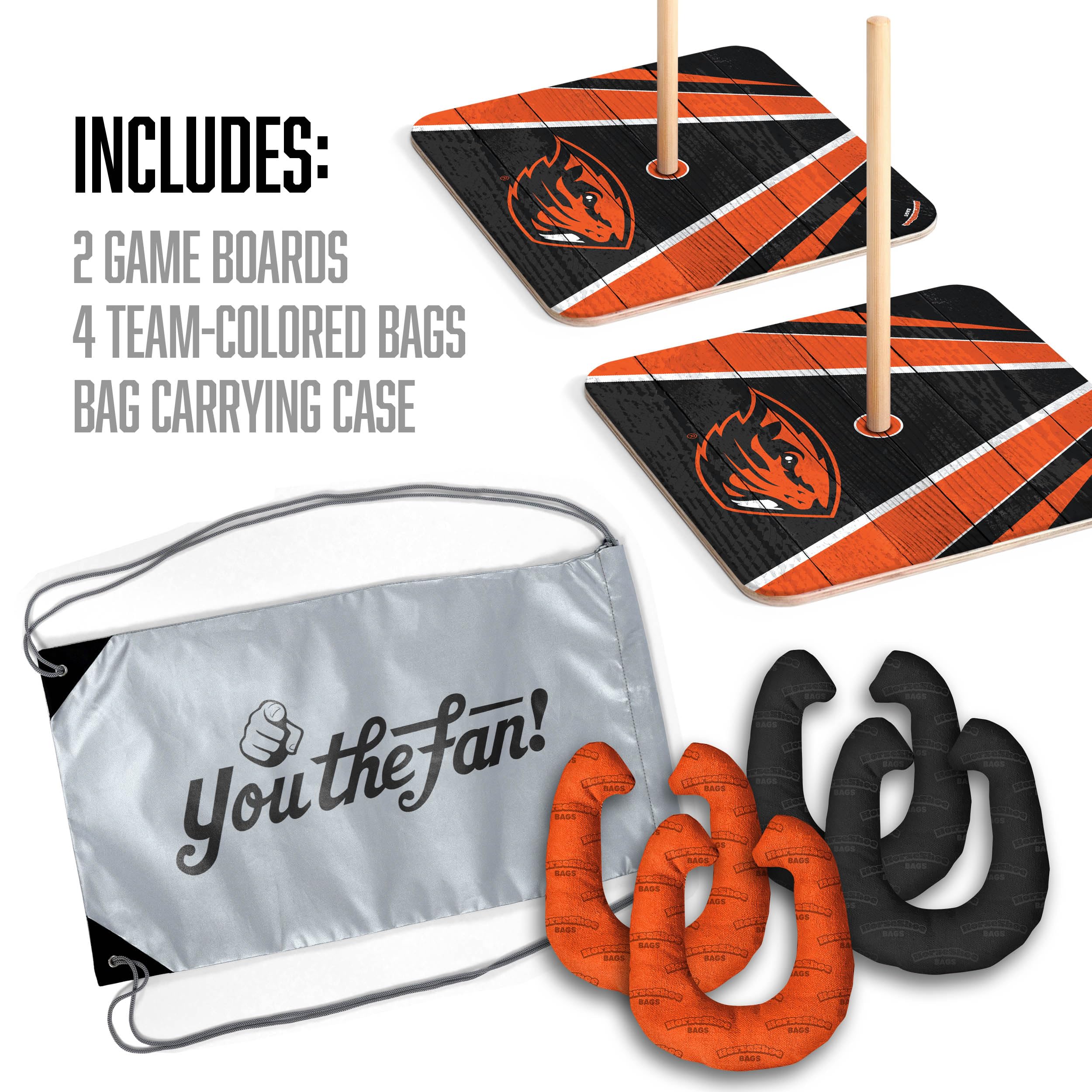 YouTheFan NCAA Oregon State Beavers Horseshoe Tote Bag - Durable & Stylish College Fan Gear for Game Day, Tailgating & Campus Life