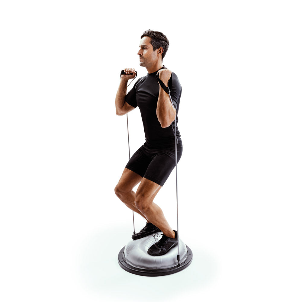 66Fit Balance and Core Trainer with Handles & Pump - Professional Stability Exercise Ball for Home Gym, Yoga, Pilates, and Physical Therapy Workouts