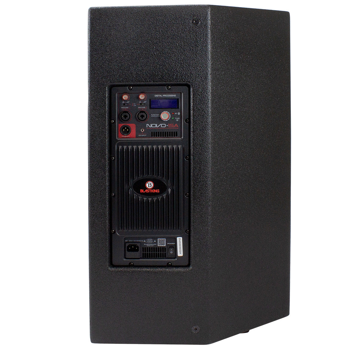 Blastking Novo 15A 15-Inch 2-Way Active PA Loudspeaker - Professional DJ Speaker for Live Music, Events & Outdoor Parties