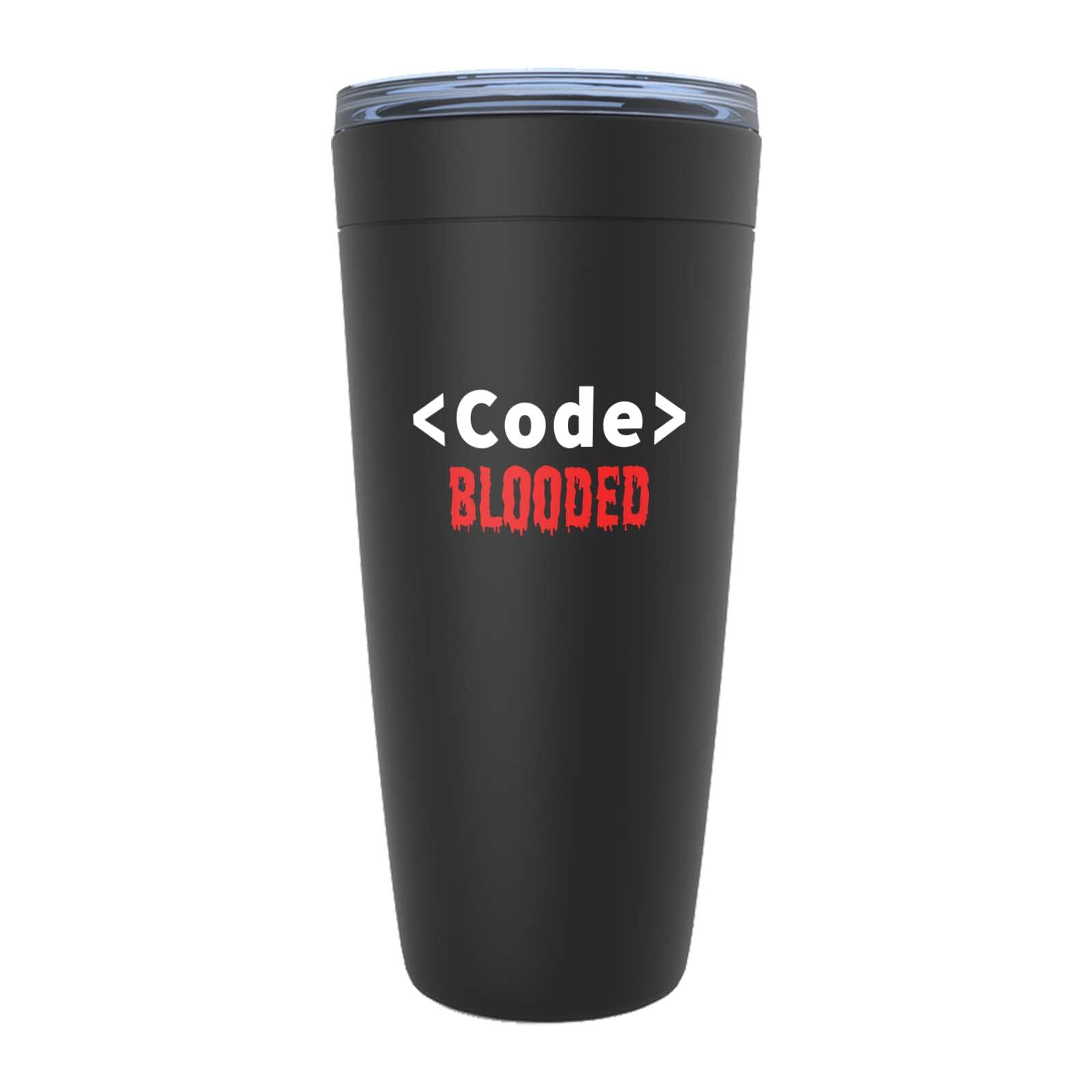 20oz Programmer Black Edition Viking Tumbler - Insulated Coffee Mug for Coders, Software Engineers & Tech Geeks - Perfect for Office, Coding Sessions & Gaming Marathons