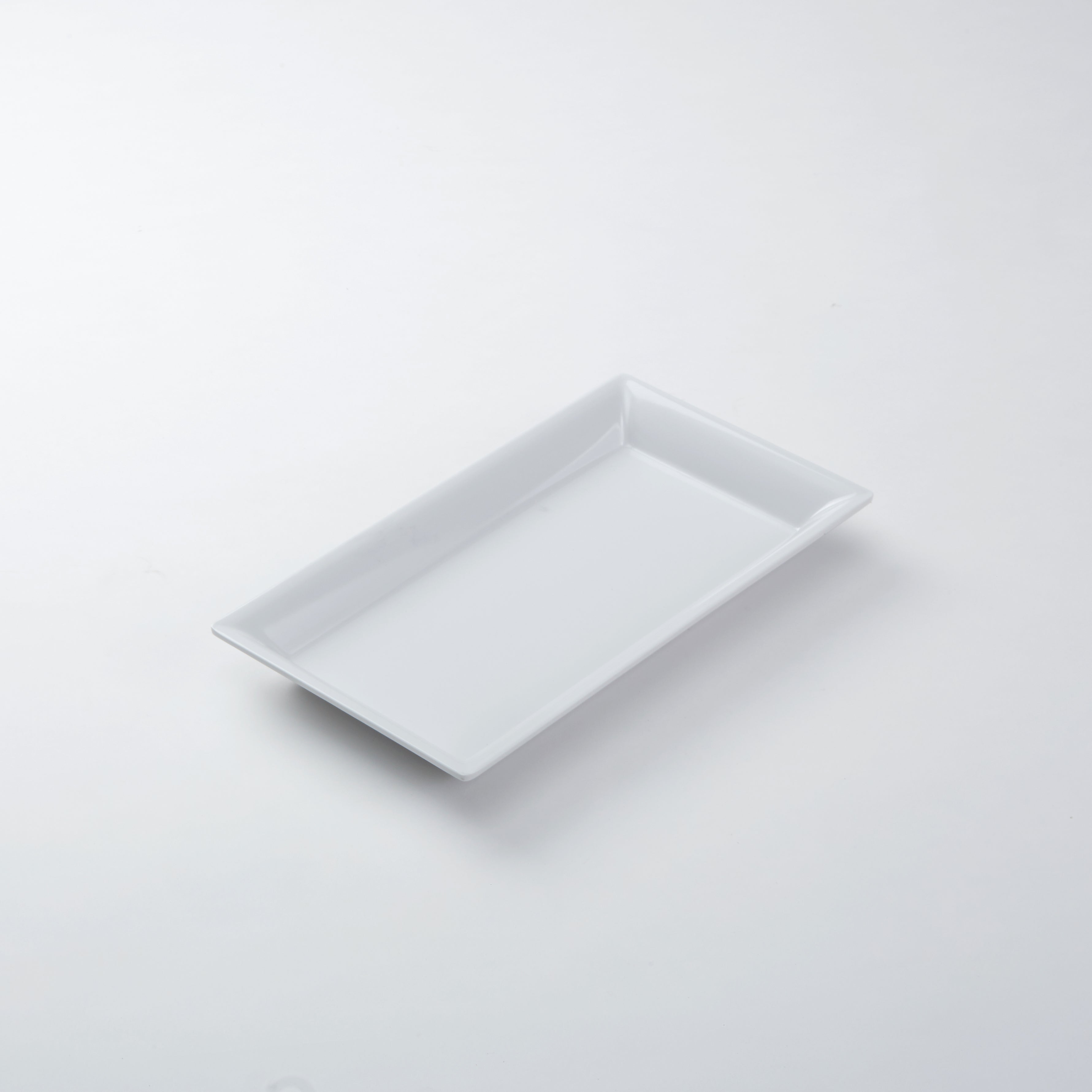 American Metalcraft Endurance 14.5 x 7.5 Inch White Melamine Serving Platter - Durable & Lightweight - 12/Case - Perfect for Catering, Restaurants, and Party Buffets