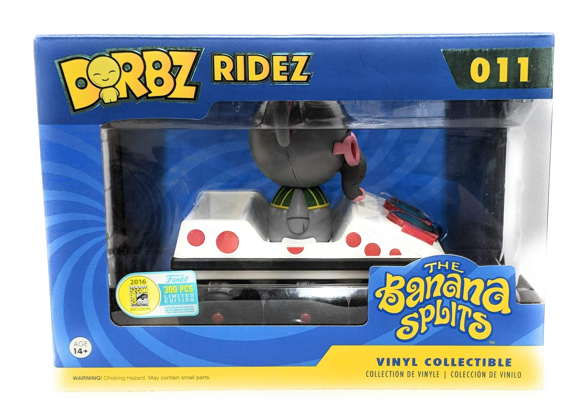 Funko Dorbz Ridez Banana Splits Snorky SDCC 2016 Limited Edition 300 Pieces - Collectible Toy for Disney Fans & Pop Culture Enthusiasts - Perfect for Display, Gifting, and Comic-Con Memorabilia Collections