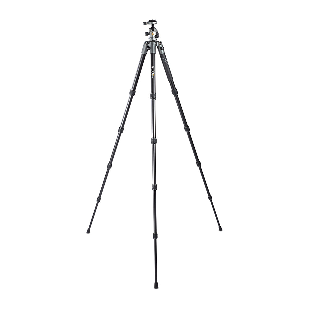 VEO 2S 235AB Lightweight Aluminum Travel Tripod & Monopod with 360° Ball Head - 13.2lbs/6kg Load Capacity - Perfect for Travel Photography, Hiking & Outdoor Adventures