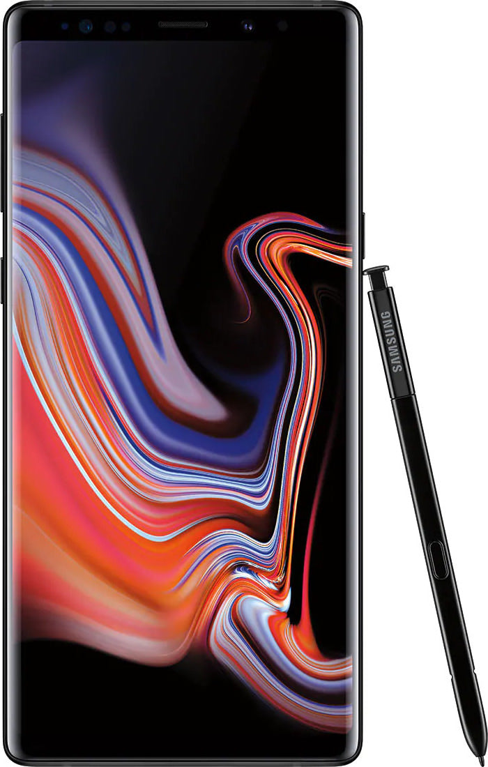 Samsung Galaxy Note 9 128GB Midnight Black Unlocked Smartphone - GSM Compatible for AT&T T-Mobile | Business Productivity & Entertainment Device