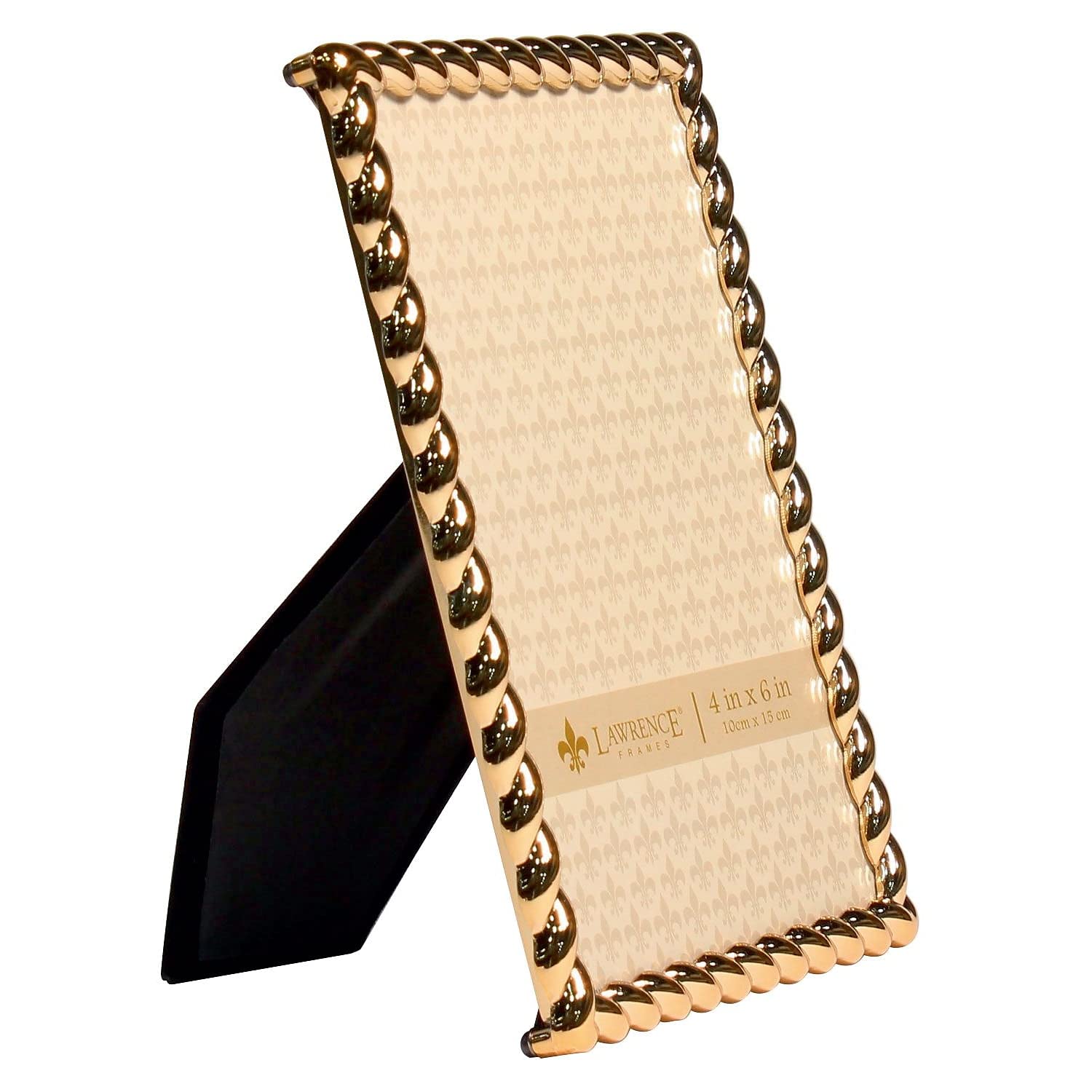 Golden Rope Picture Frame 4x6 - Elegant Lawrence Frames for Wall Decor