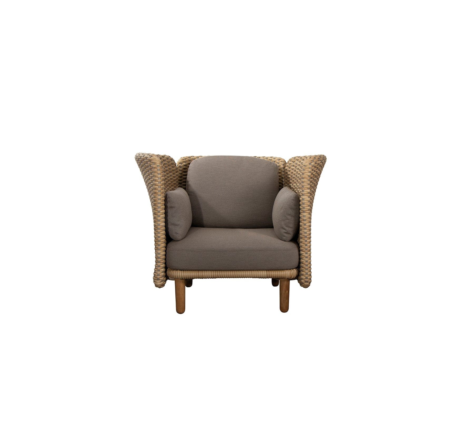 Premium Outdoor Lounge Chair with Low Armrest & Back Support - Perfect for Patio, Garden, Poolside & Backyard Relaxation