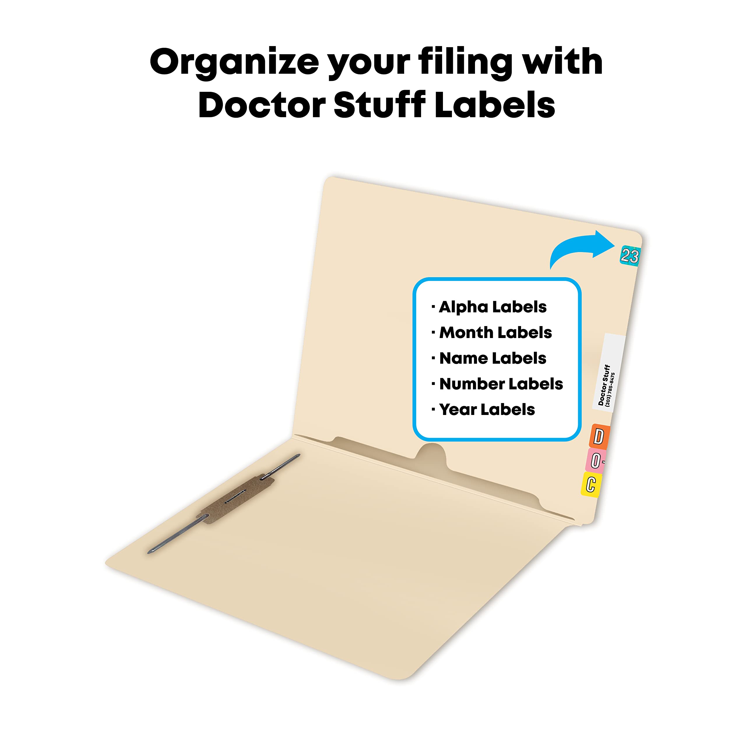 Durable Manila Pocket File Folders - Letter Size End Tab with Full Inside Pocket & 2