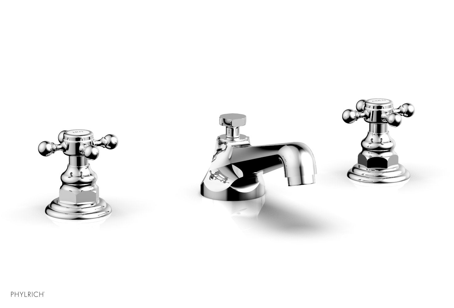 HEX TRADITIONAL Widespread Bathroom Faucet 500 01 - Perfect for Modern Vanities & Luxury Home Renovations