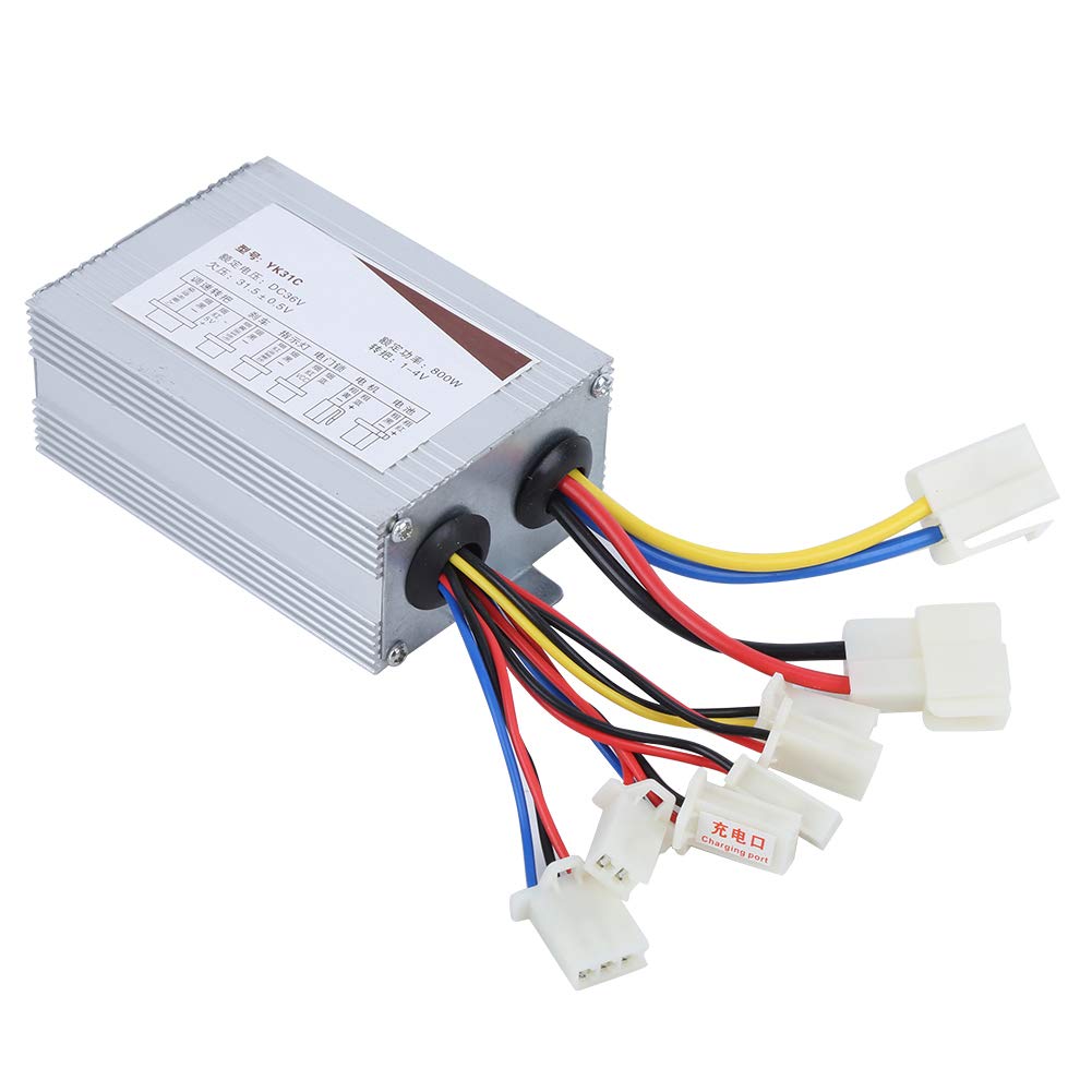 Tbest 36V Brushless Controller for Electric Scooters & Bikes - Aluminum Alloy Heat Dissipation, Stable Performance - Perfect for Commuting & Urban Transport