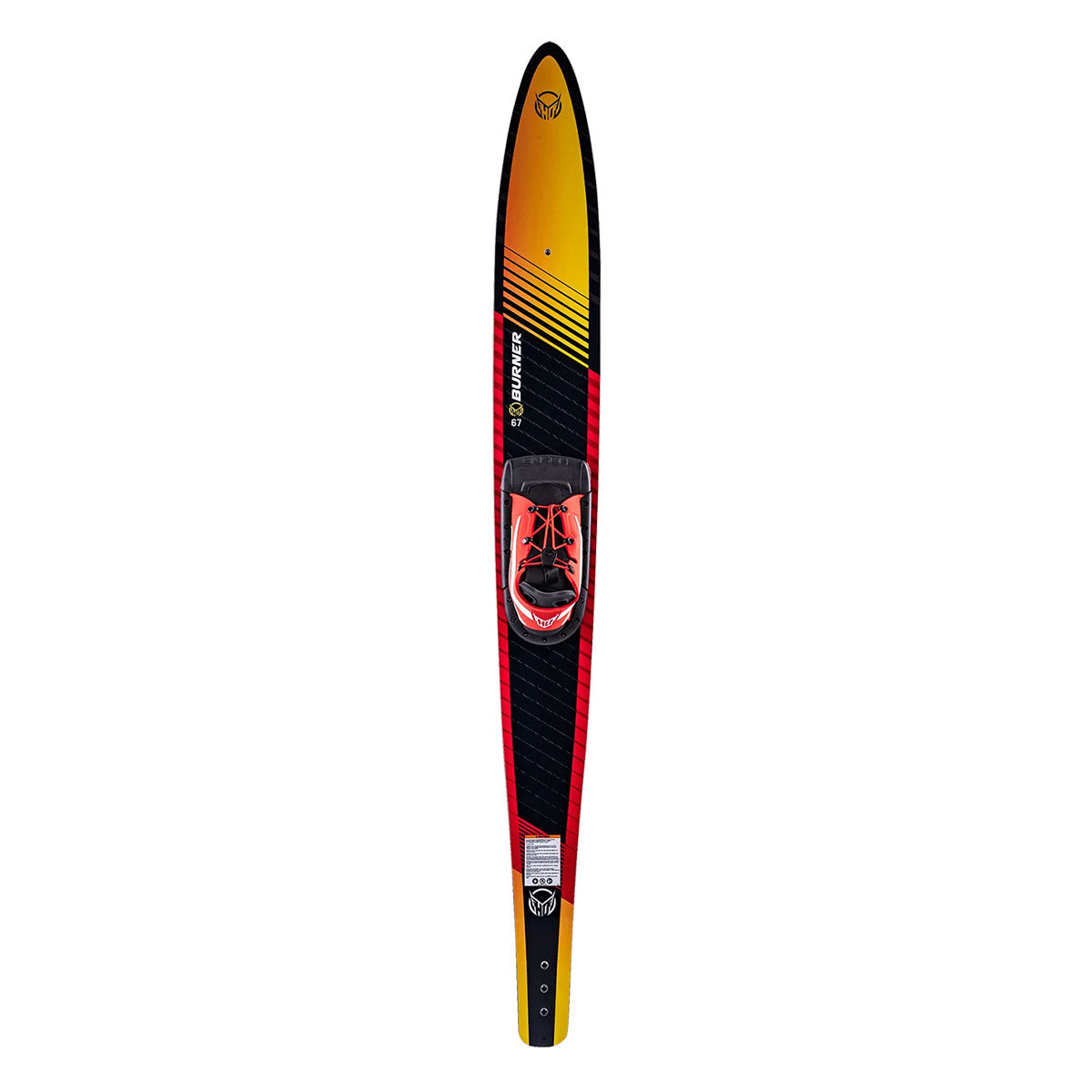 HO Burner 67 Combo Water Skis - Premium Performance Water Skis for Adults & Teens - Perfect for Lake, Ocean & Wakeboarding (Pair) - Ideal for Summer Water Sports & Family Fun